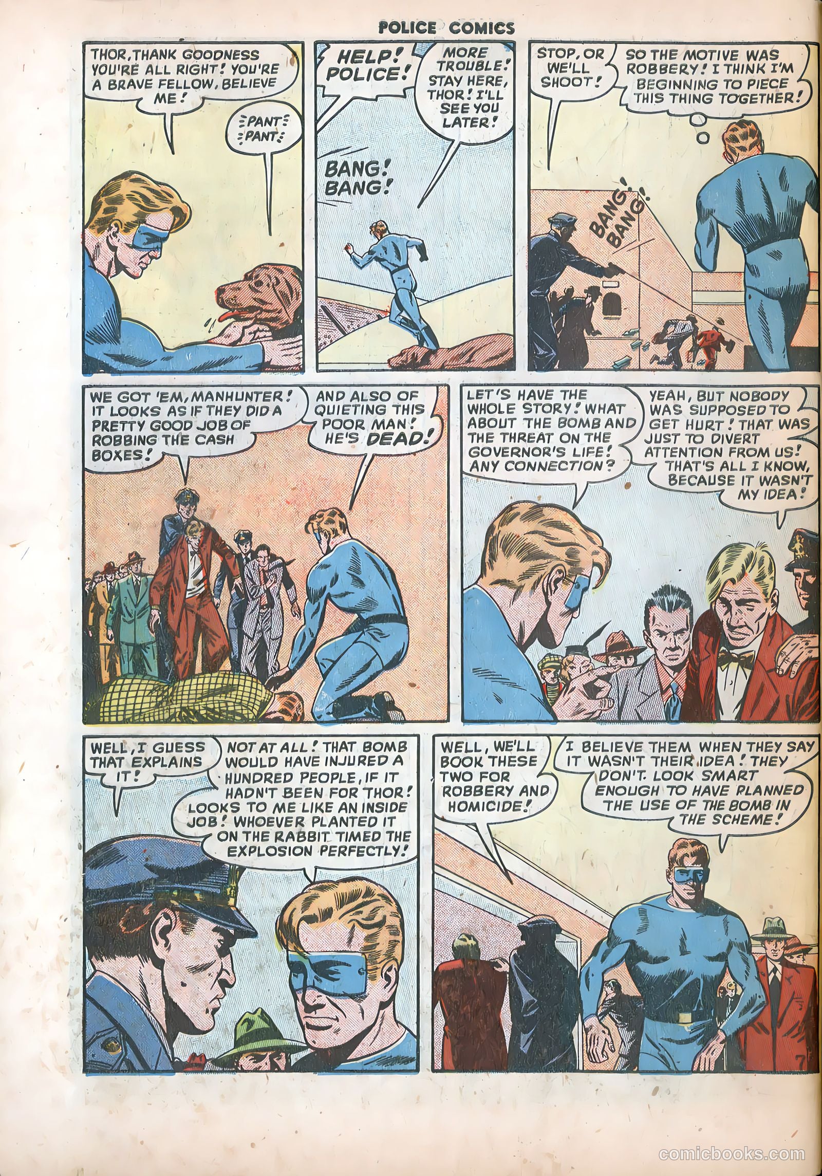 Police Comics #86 — page 48 of 52