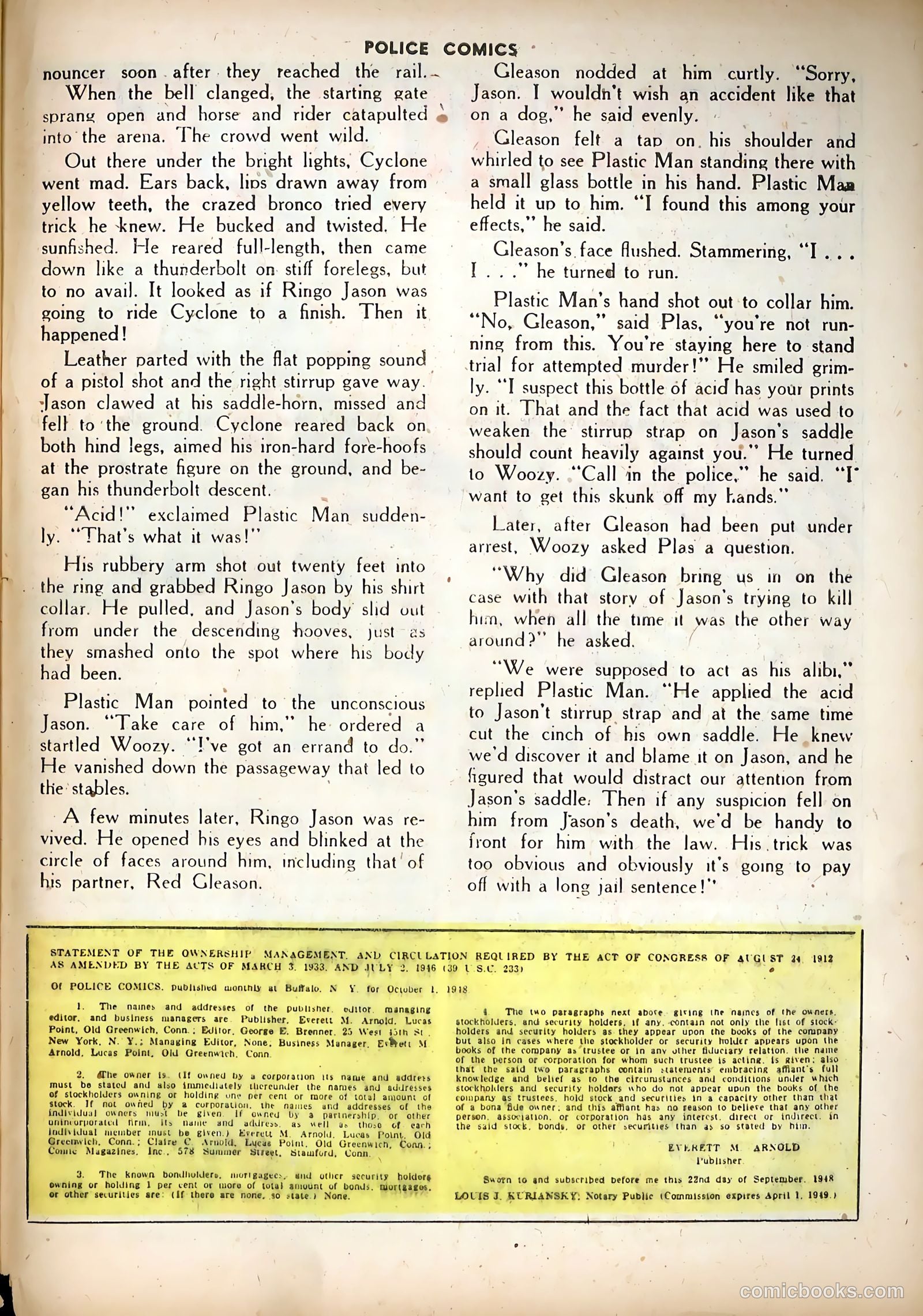 Police Comics #88 — page 41 of 52