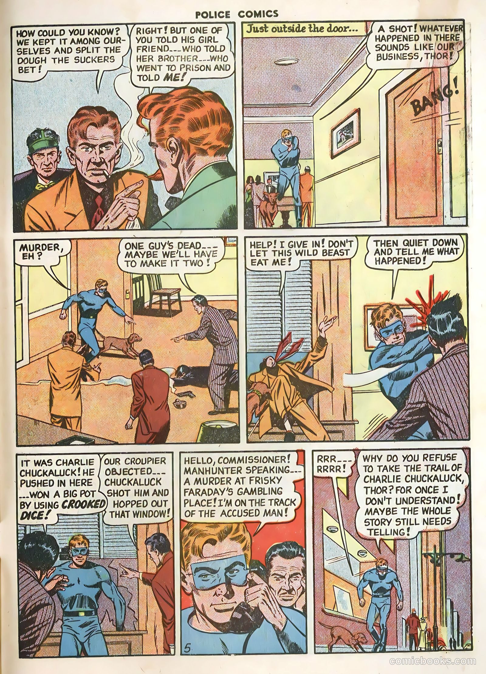 Police Comics #89 — page 31 of 36