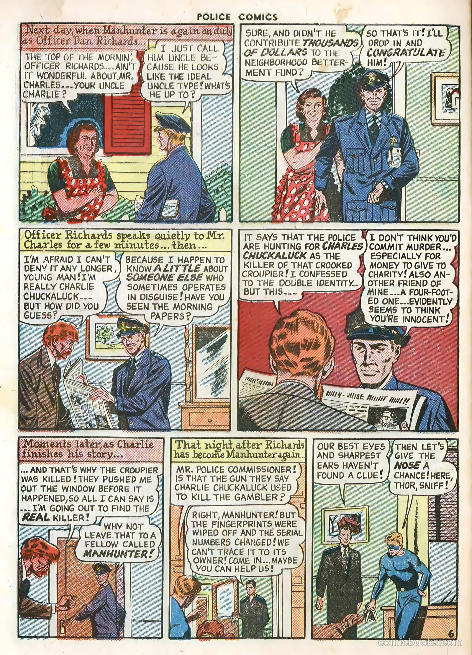 Police Comics #89 — page 32 of 36