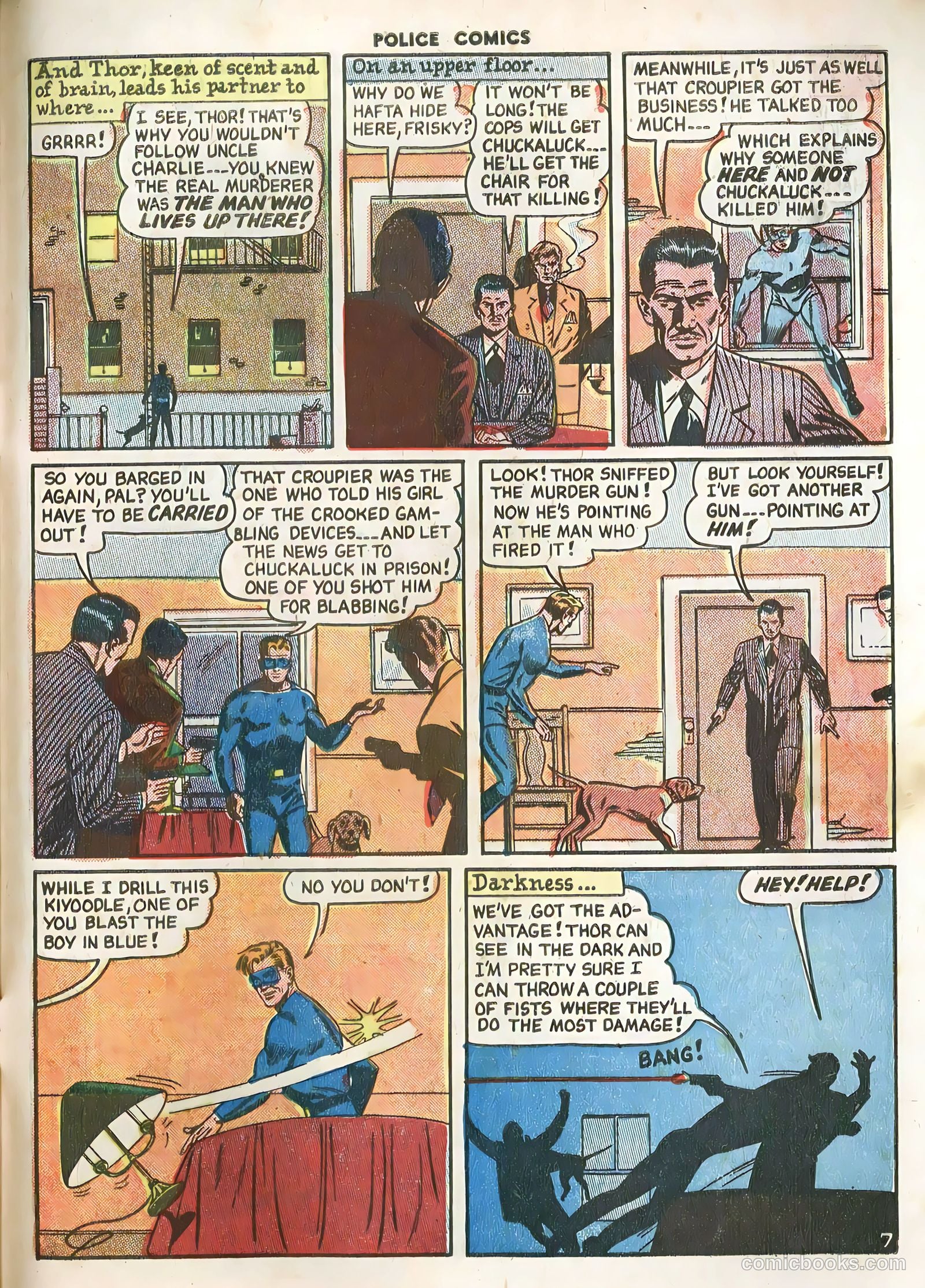 Police Comics #89 — page 33 of 36