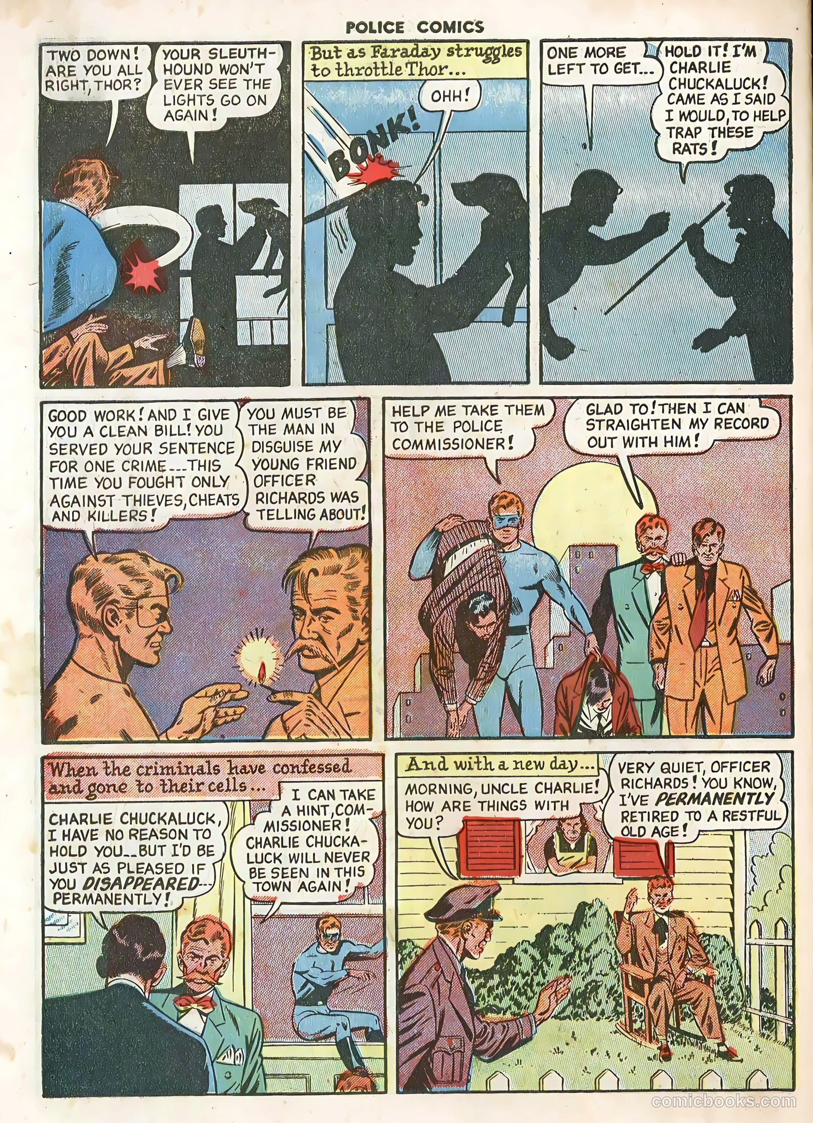 Police Comics #89 — page 34 of 36