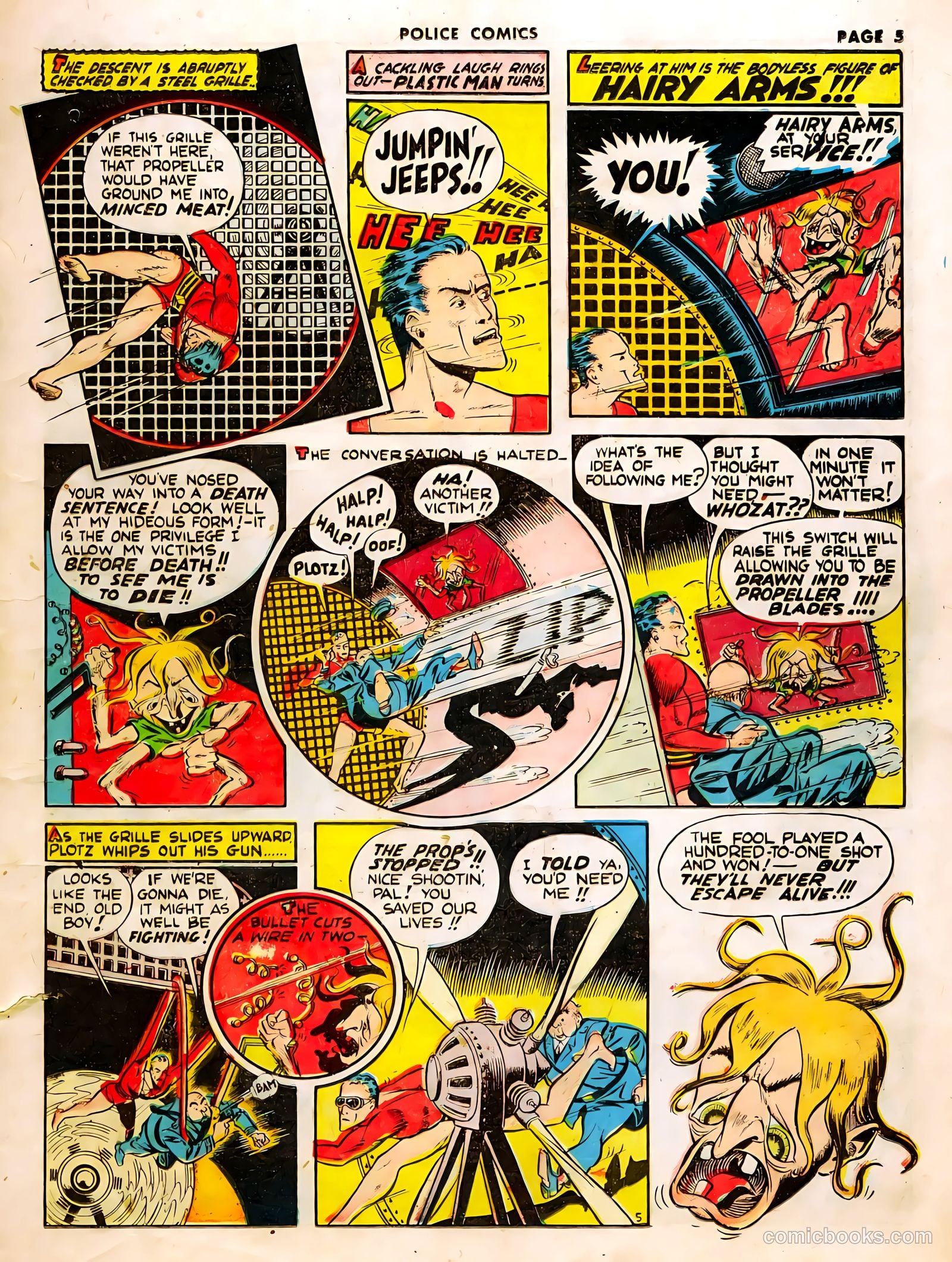 Police Comics #9 — page 8 of 75