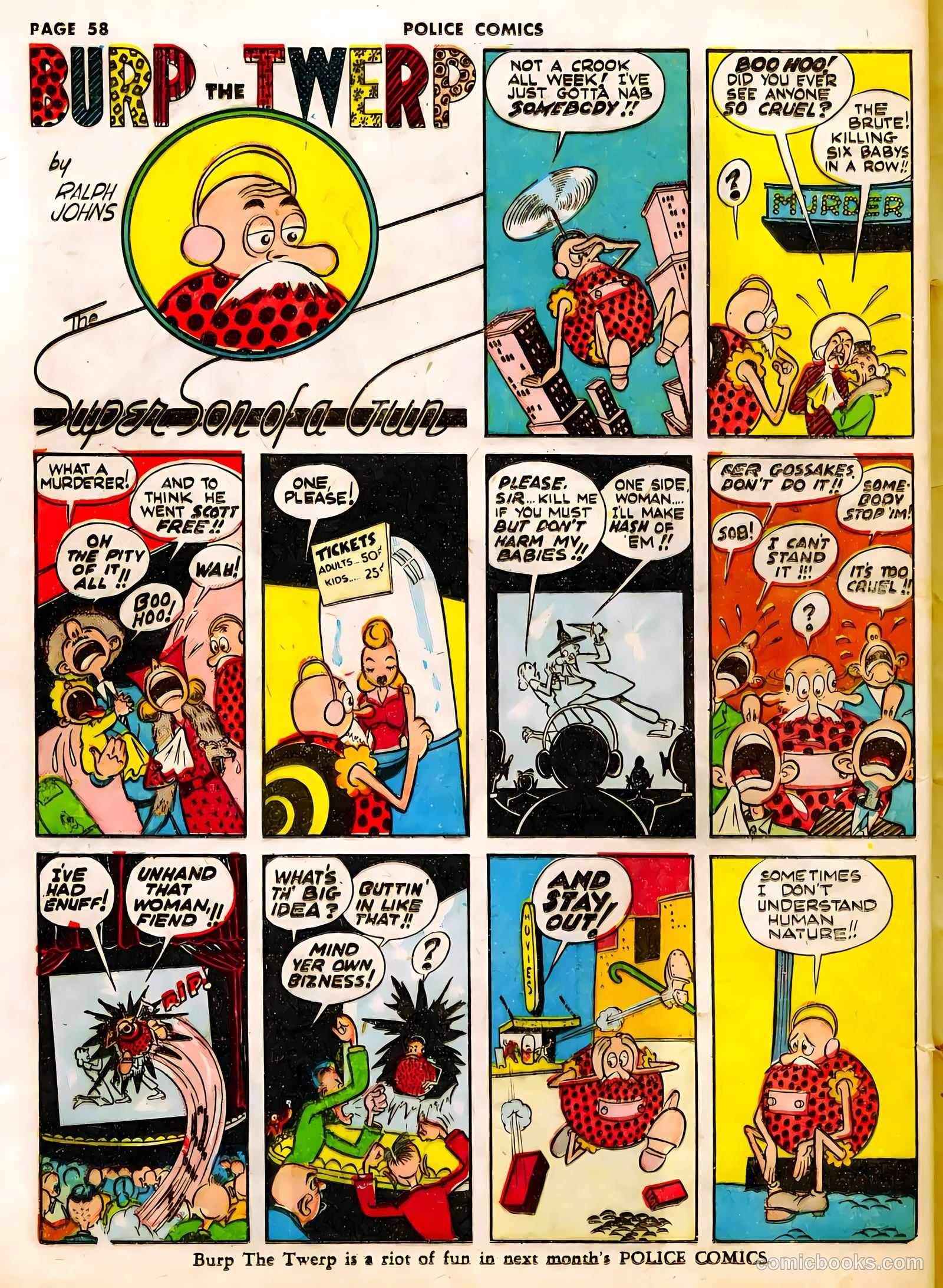 Police Comics #9 — page 67 of 75