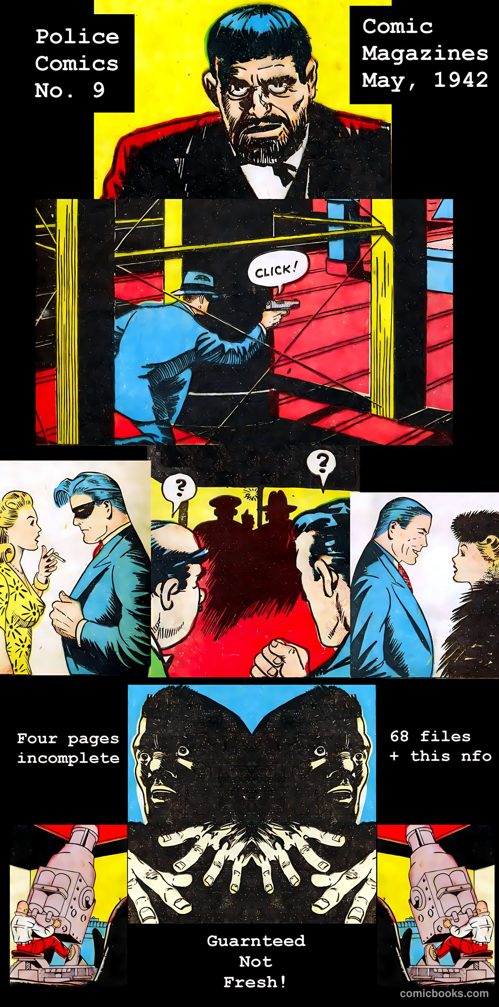 Police Comics #9 — page 75 of 75