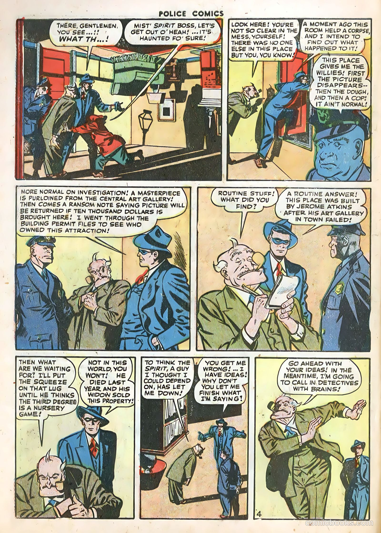 Police Comics #90 — page 31 of 37
