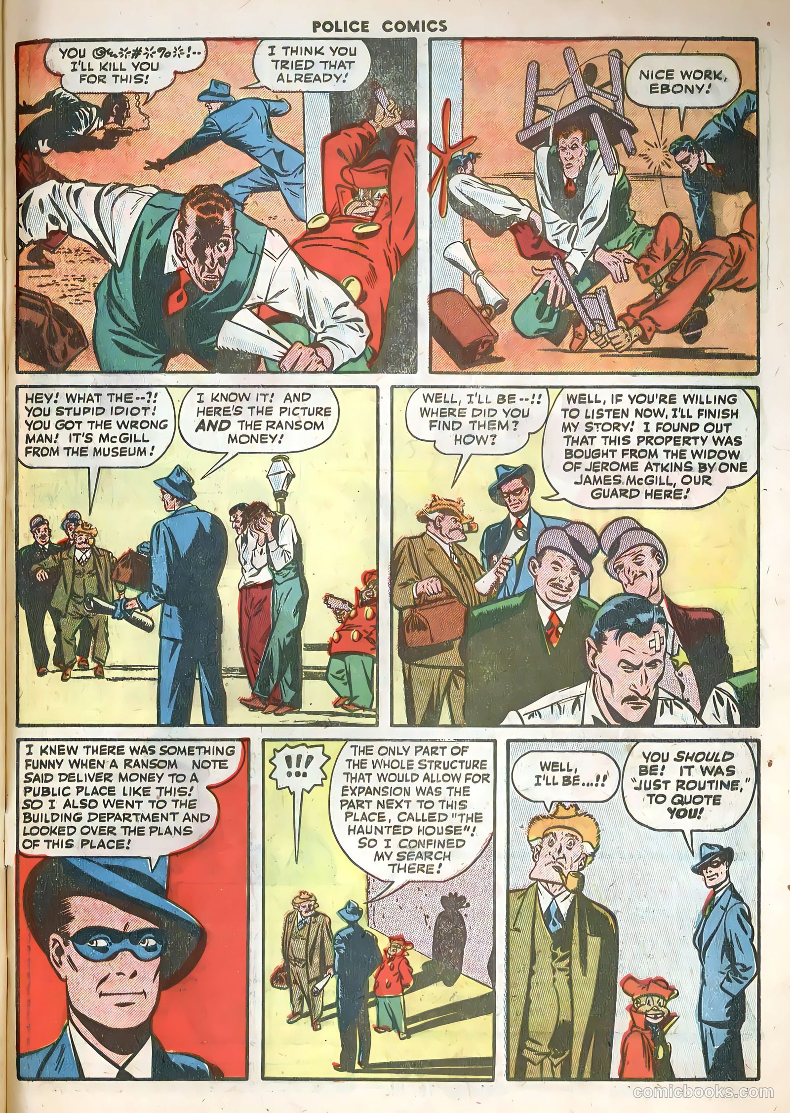 Police Comics #90 — page 34 of 37