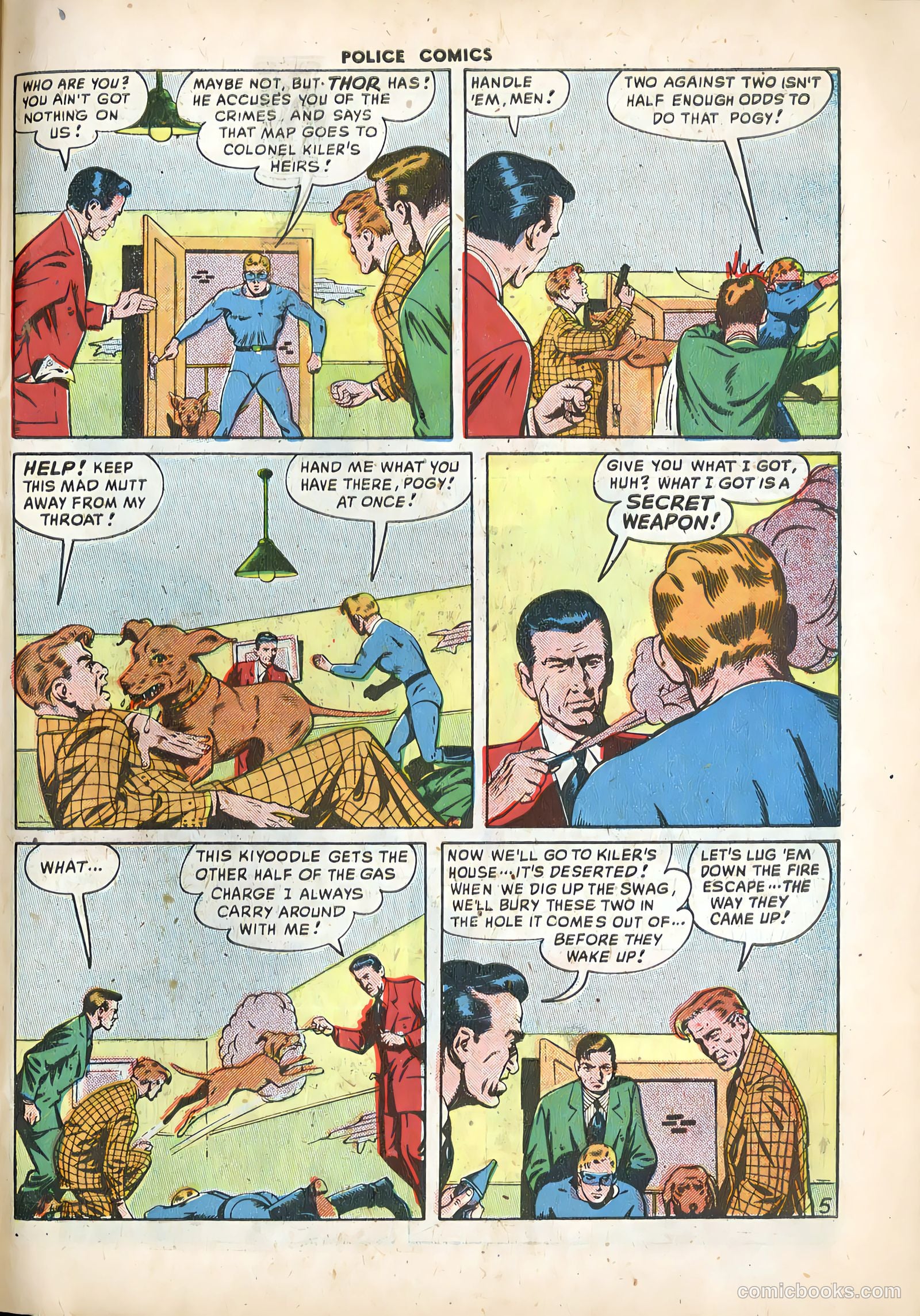 Police Comics #91 — page 31 of 36