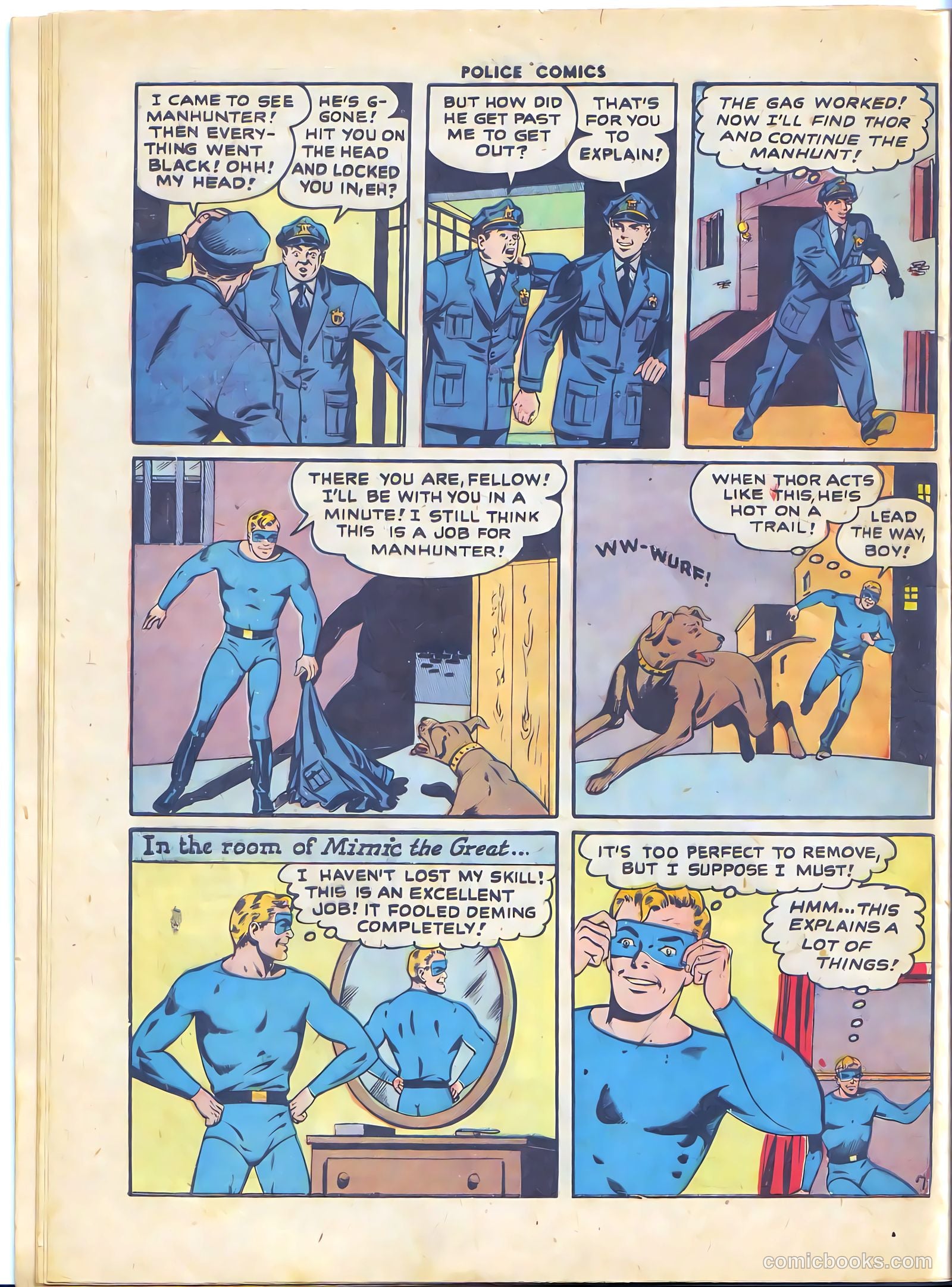 Police Comics #93 — page 32 of 36