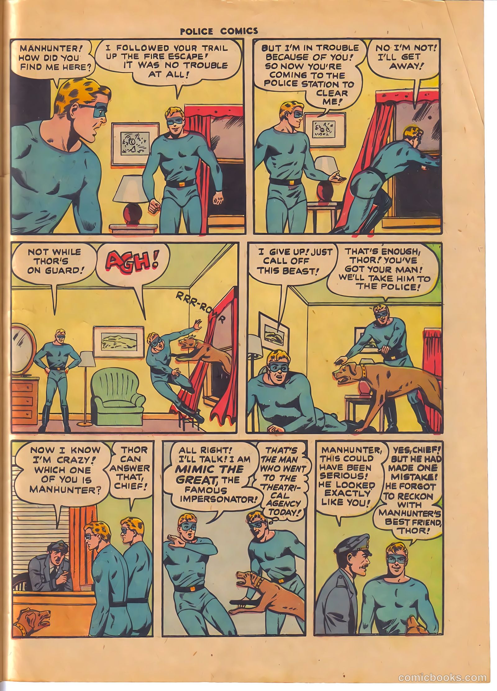 Police Comics #93 — page 33 of 36