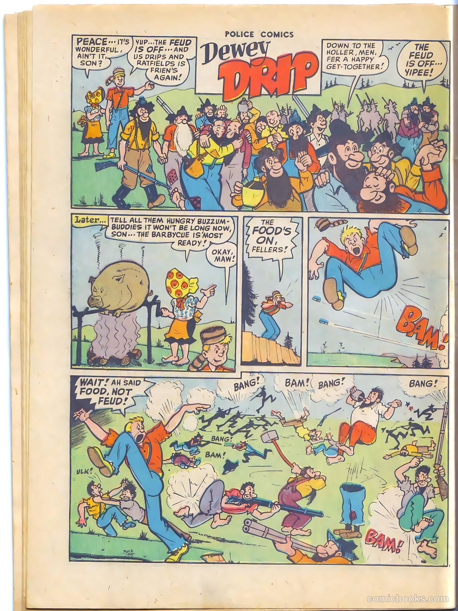 Police Comics #93 — page 34 of 36