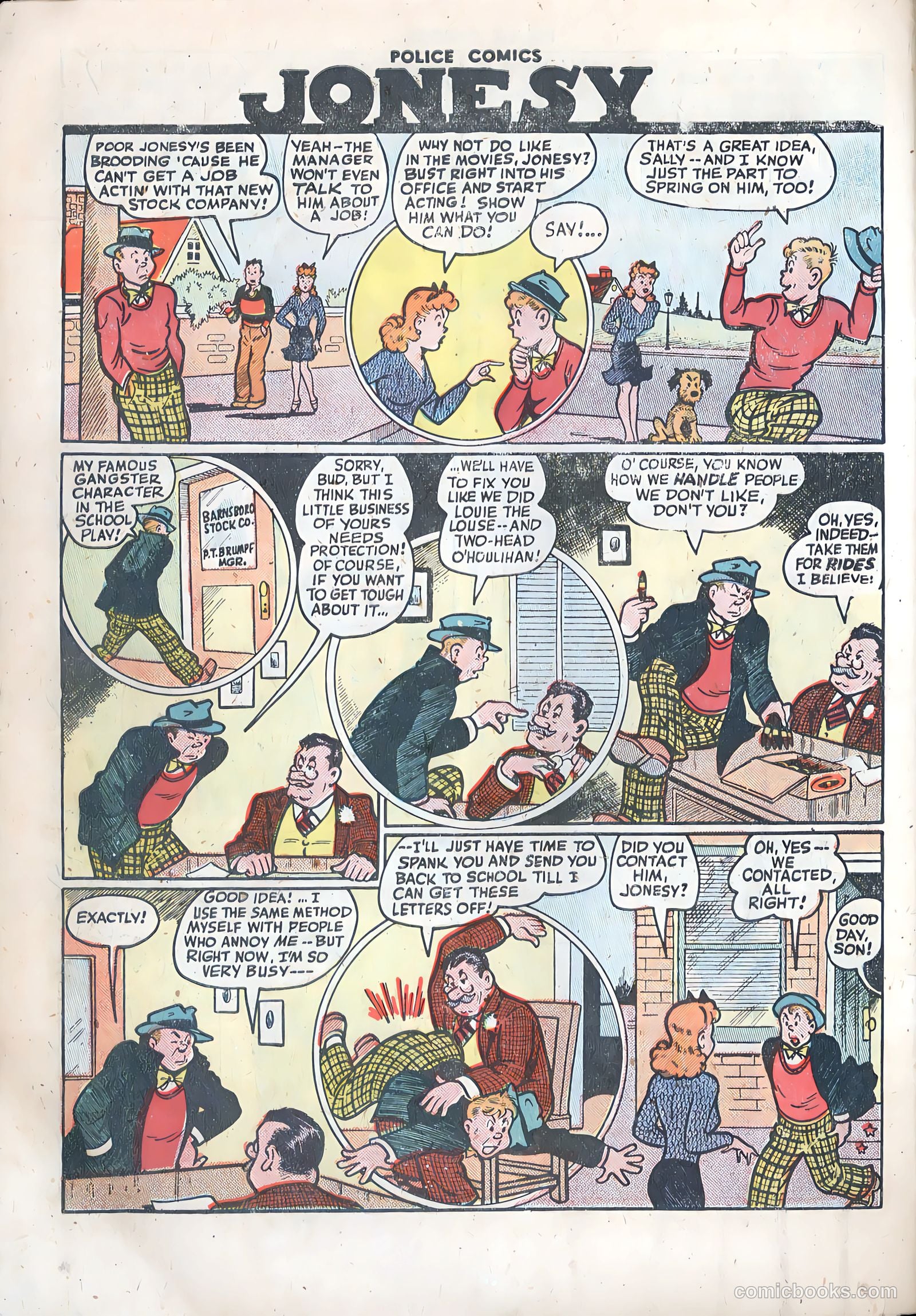 Police Comics #95 — page 34 of 36