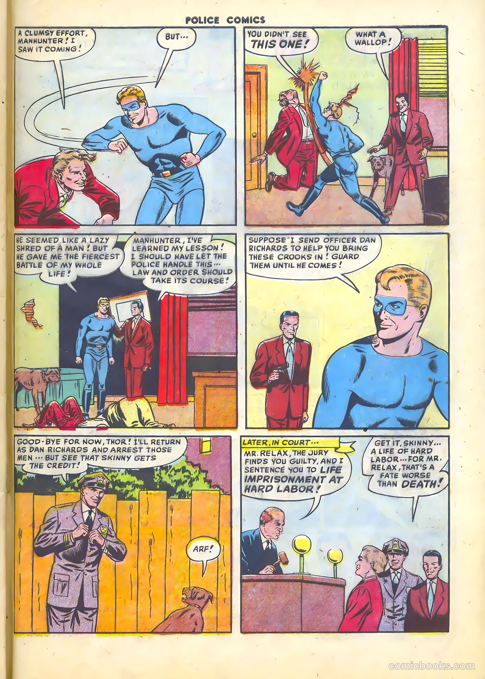 Police Comics #96 — page 33 of 36
