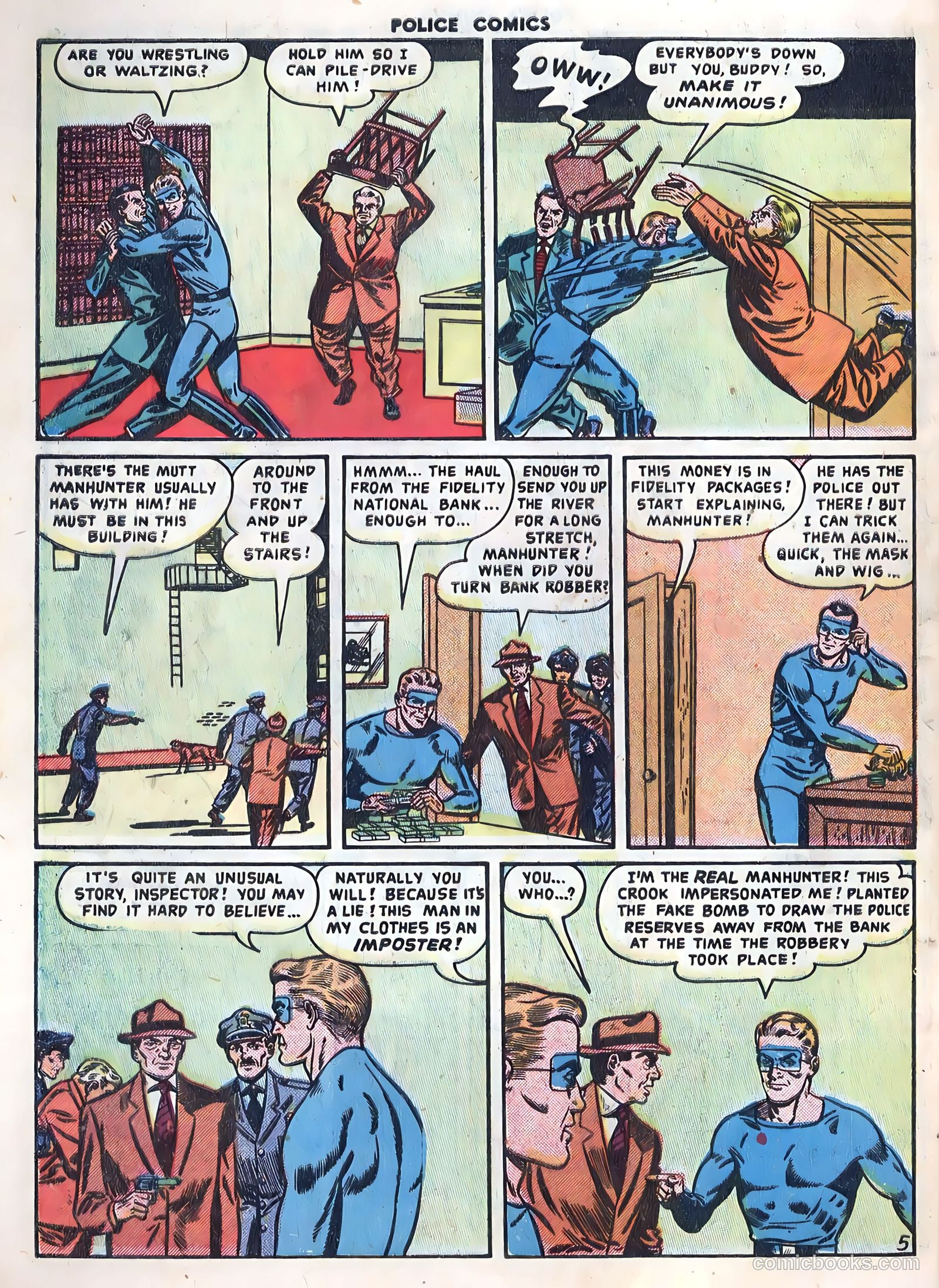 Police Comics #97 — page 32 of 36