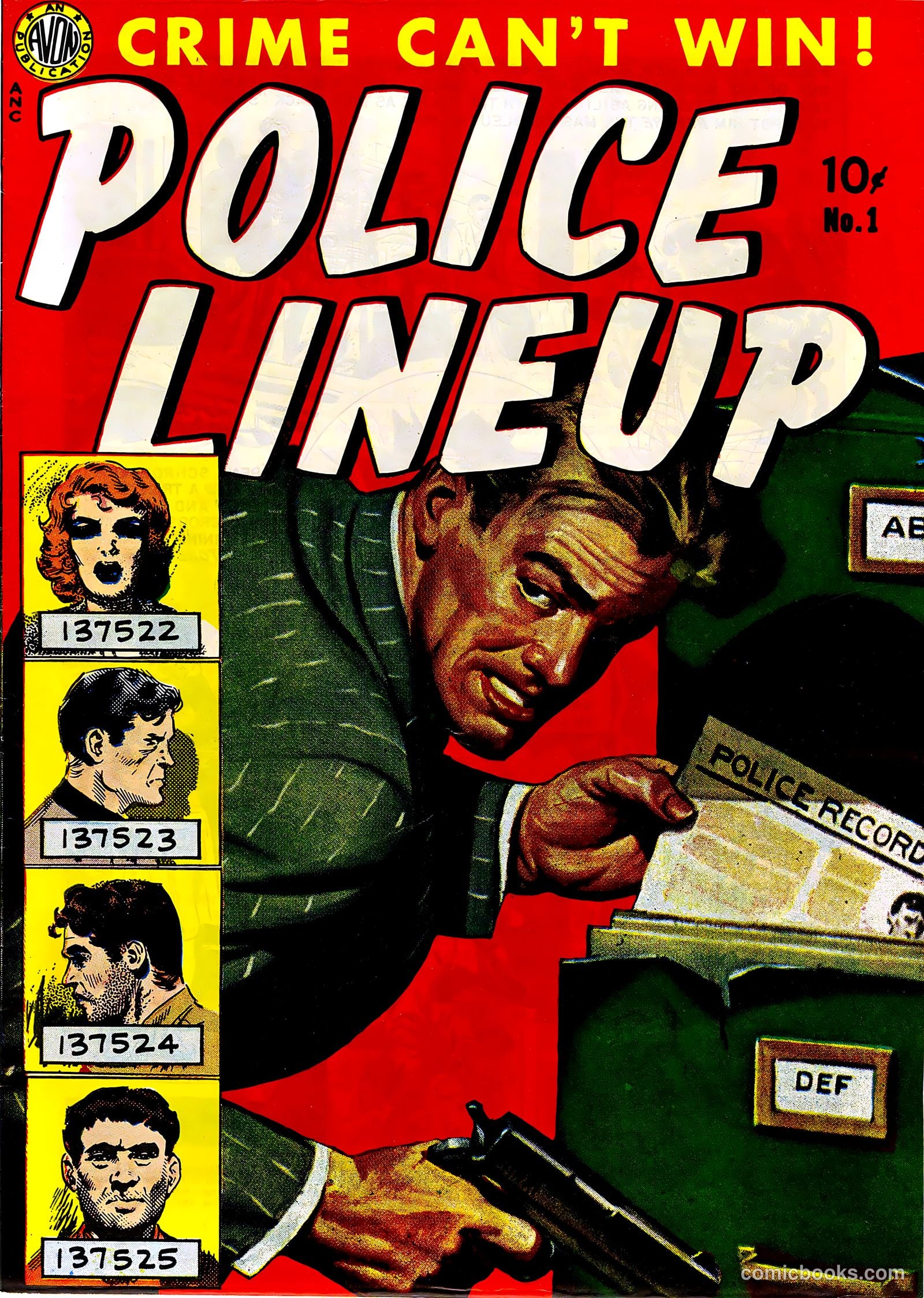 Police Line-Up #1 — page 1 of 37