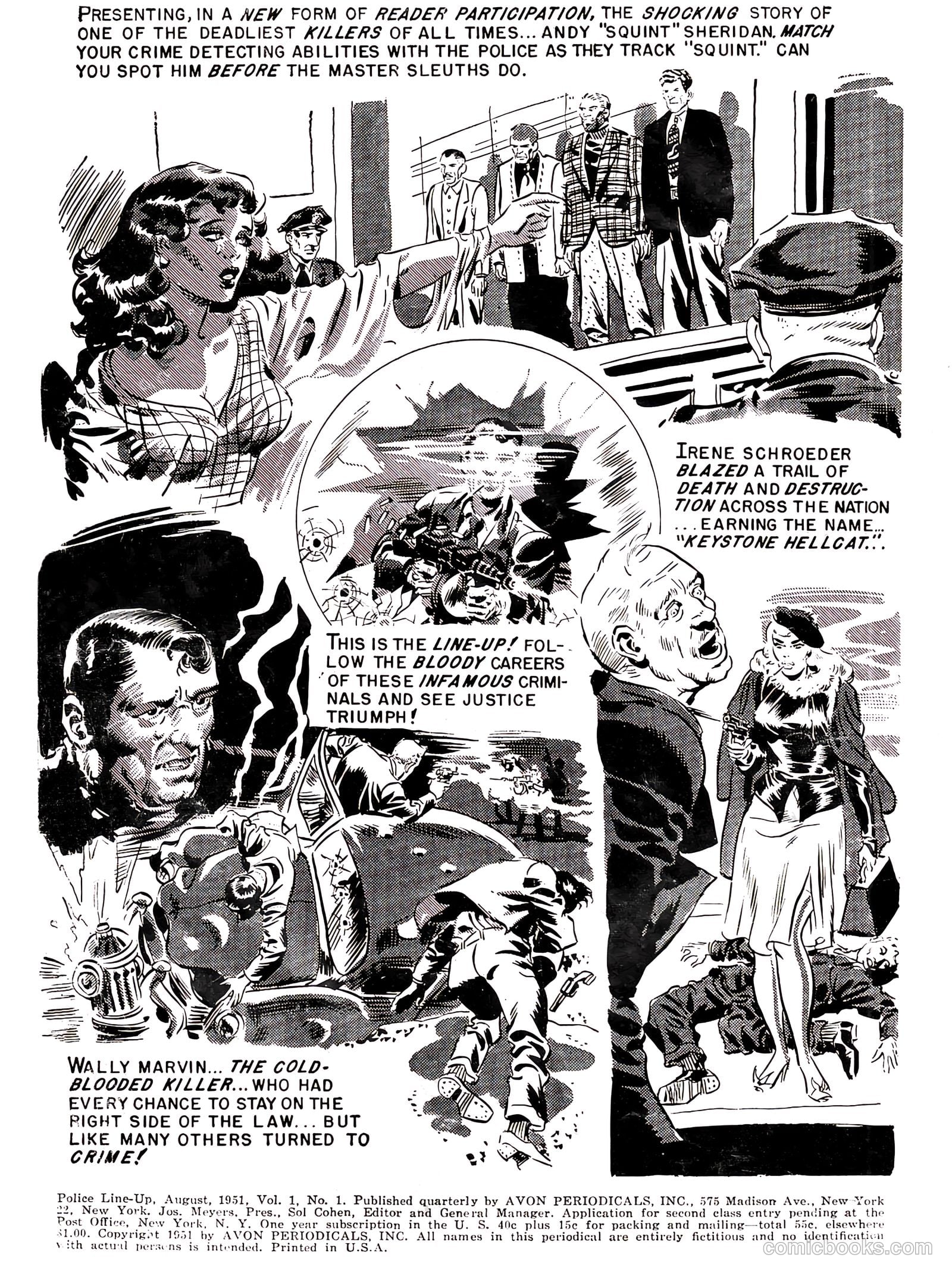 Police Line-Up #1 — page 2 of 37
