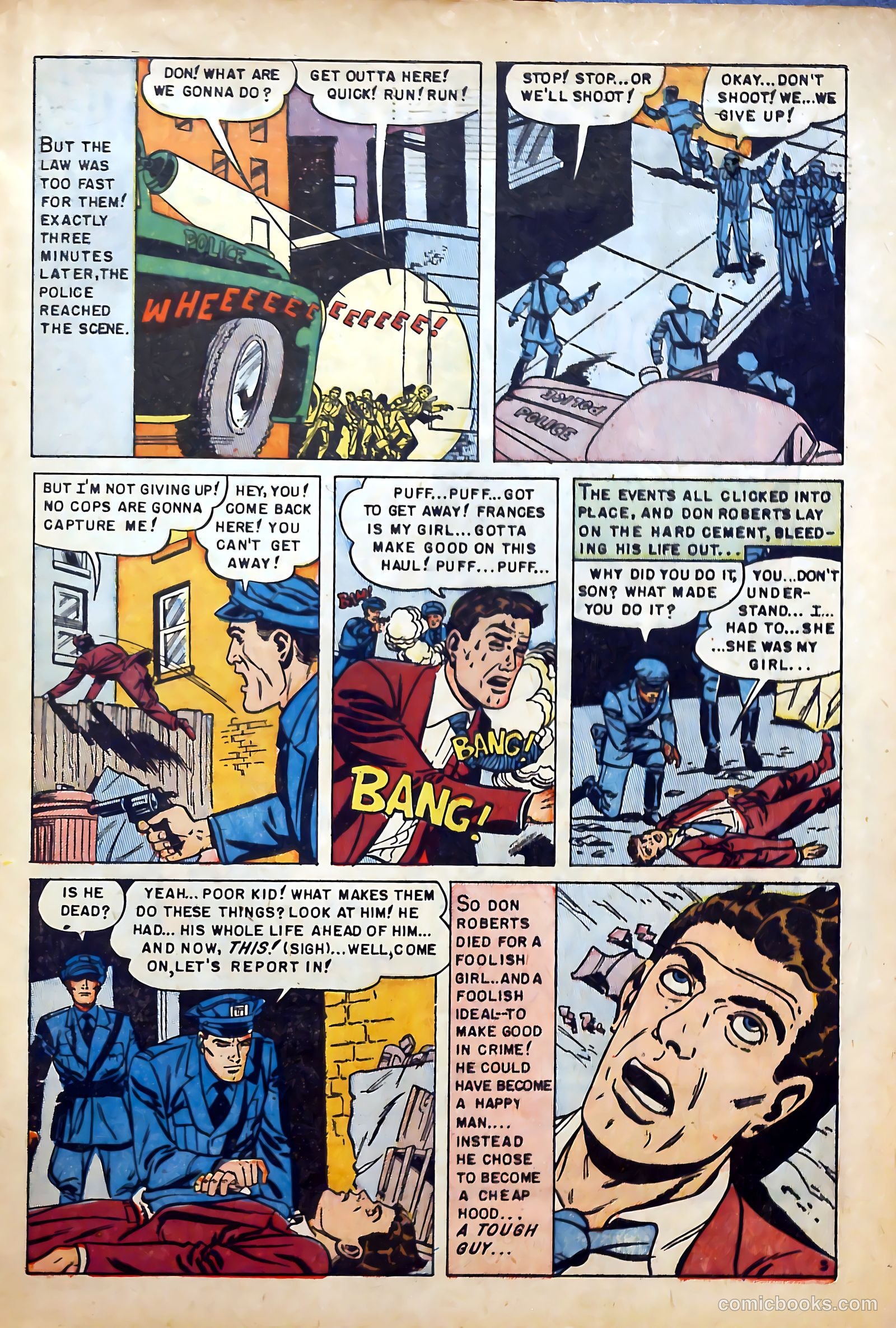 Police Line-Up #4 — page 33 of 36