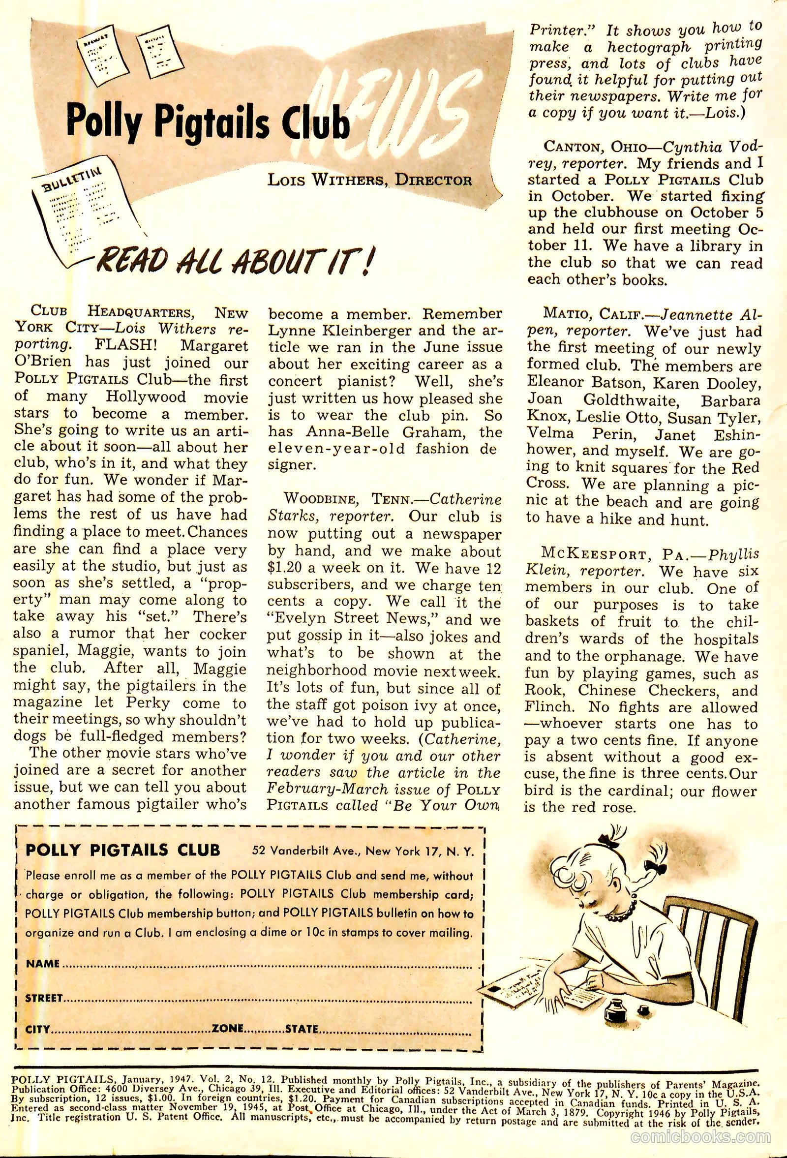Polly Pigtails #12 — page 2 of 52