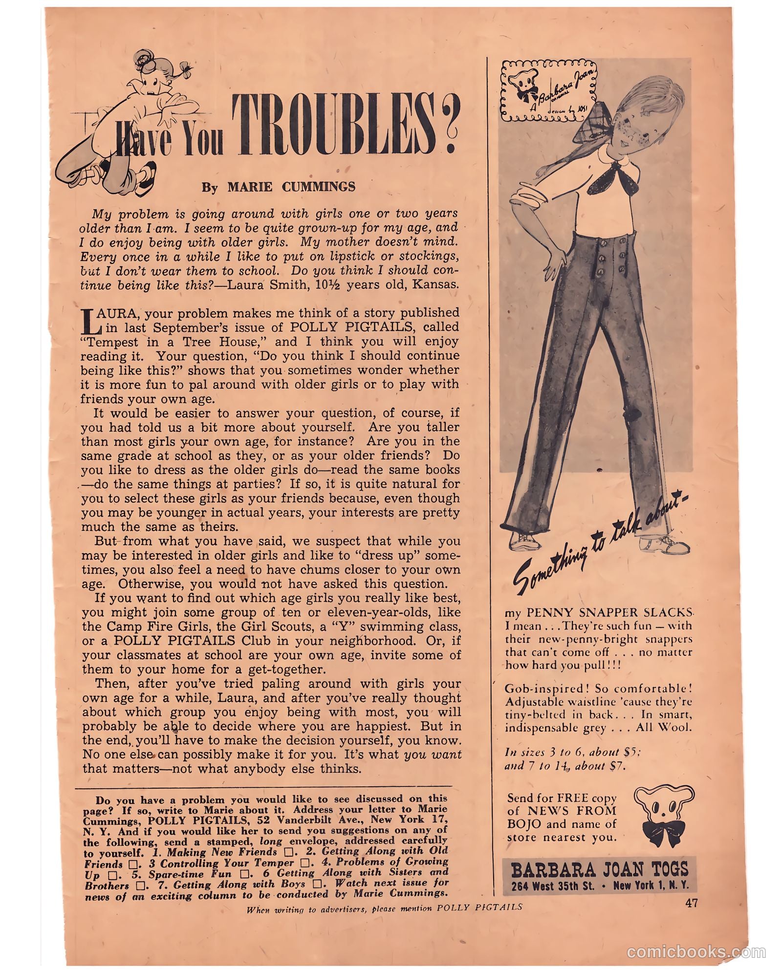 Polly Pigtails #13 — page 47 of 52