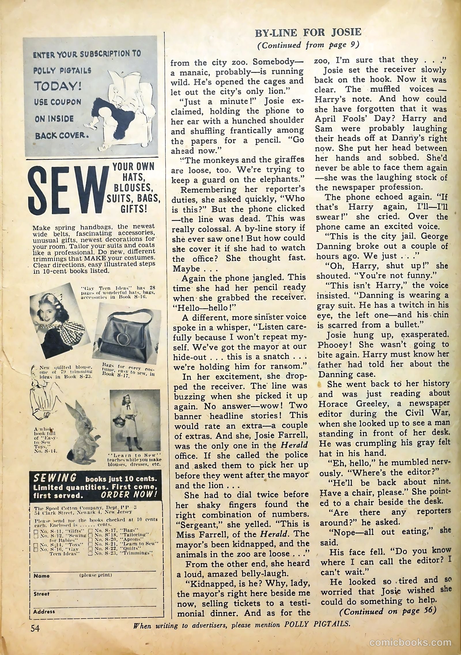 Polly Pigtails #14 — page 49 of 55