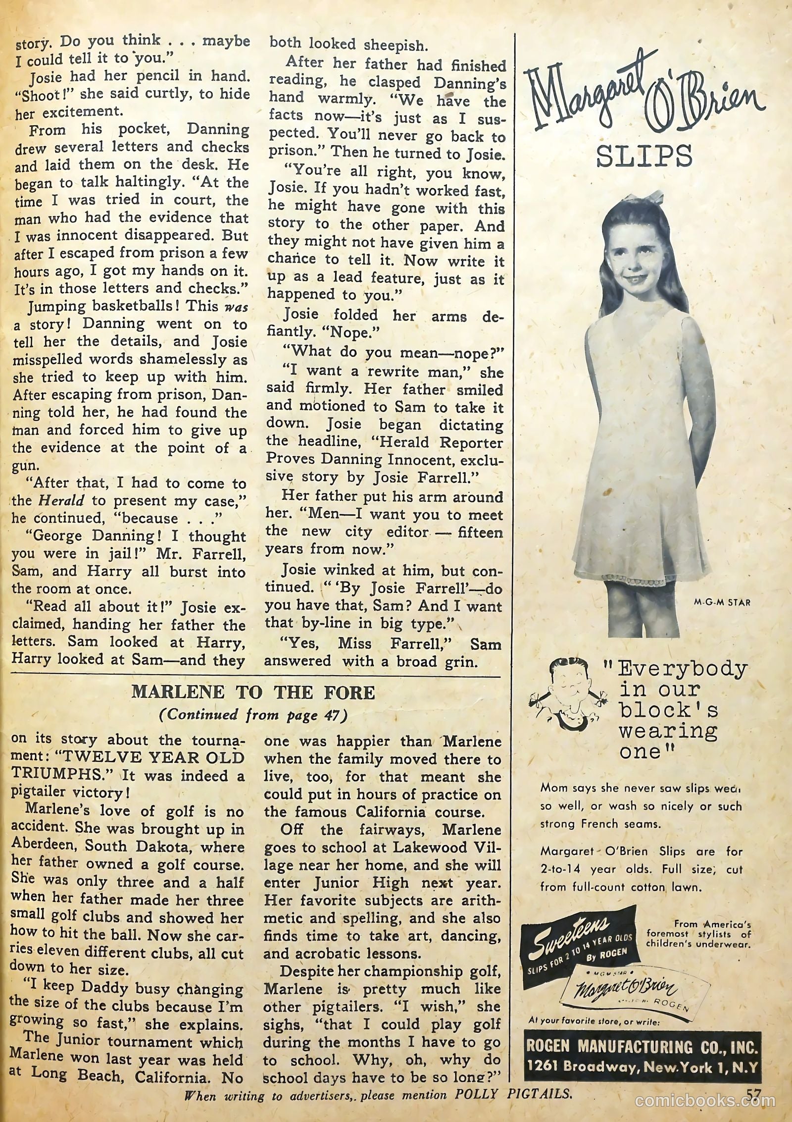 Polly Pigtails #14 — page 52 of 55
