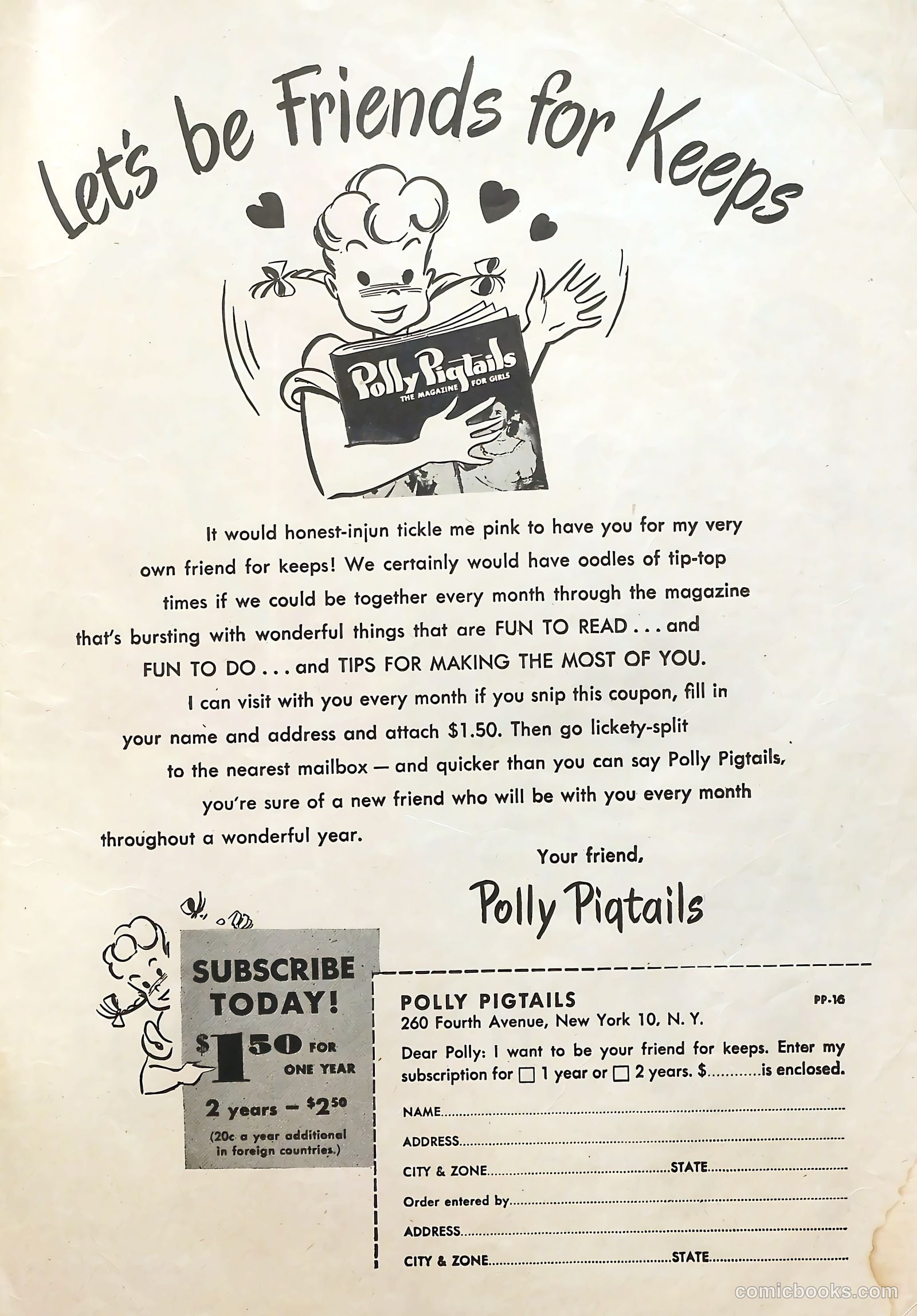 Polly Pigtails #16 — page 46 of 47