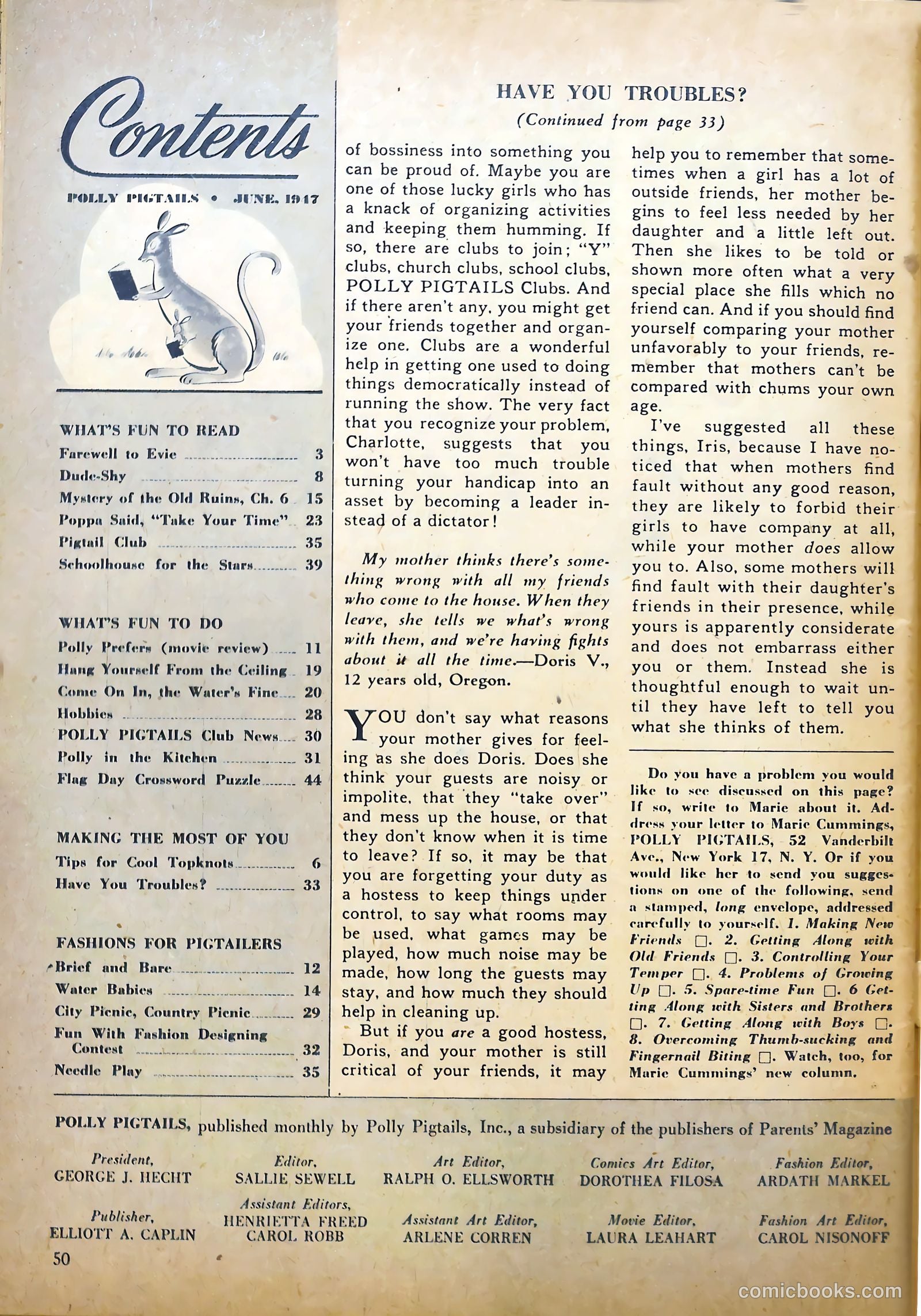 Polly Pigtails #17 — page 50 of 52