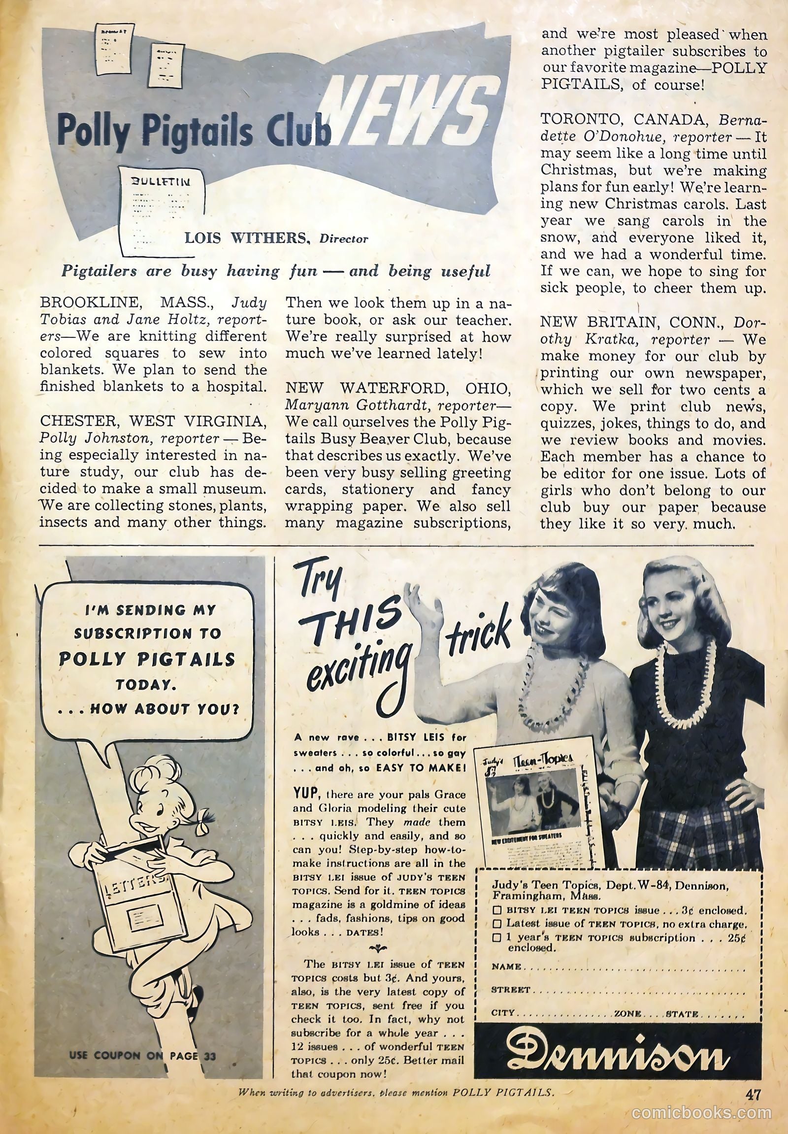 Polly Pigtails #20 — page 37 of 42