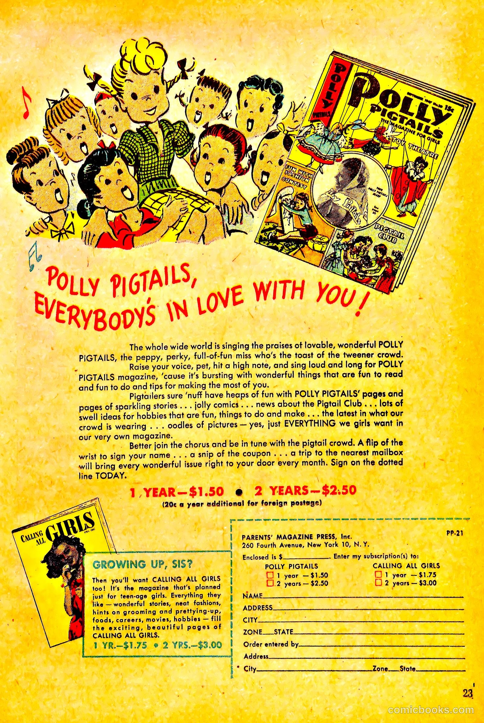 Polly Pigtails #21 — page 23 of 51