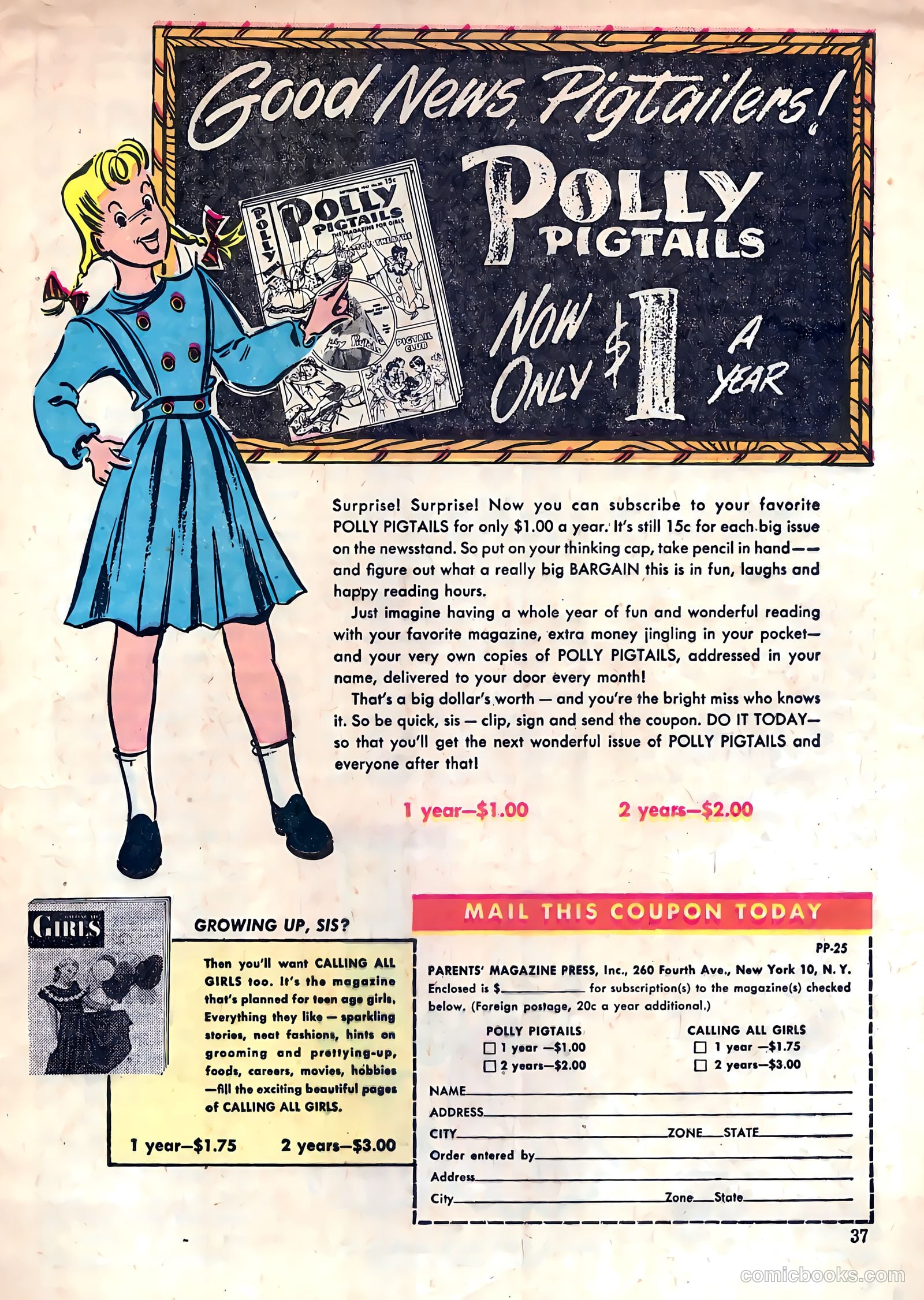 Polly Pigtails #25 — page 37 of 52