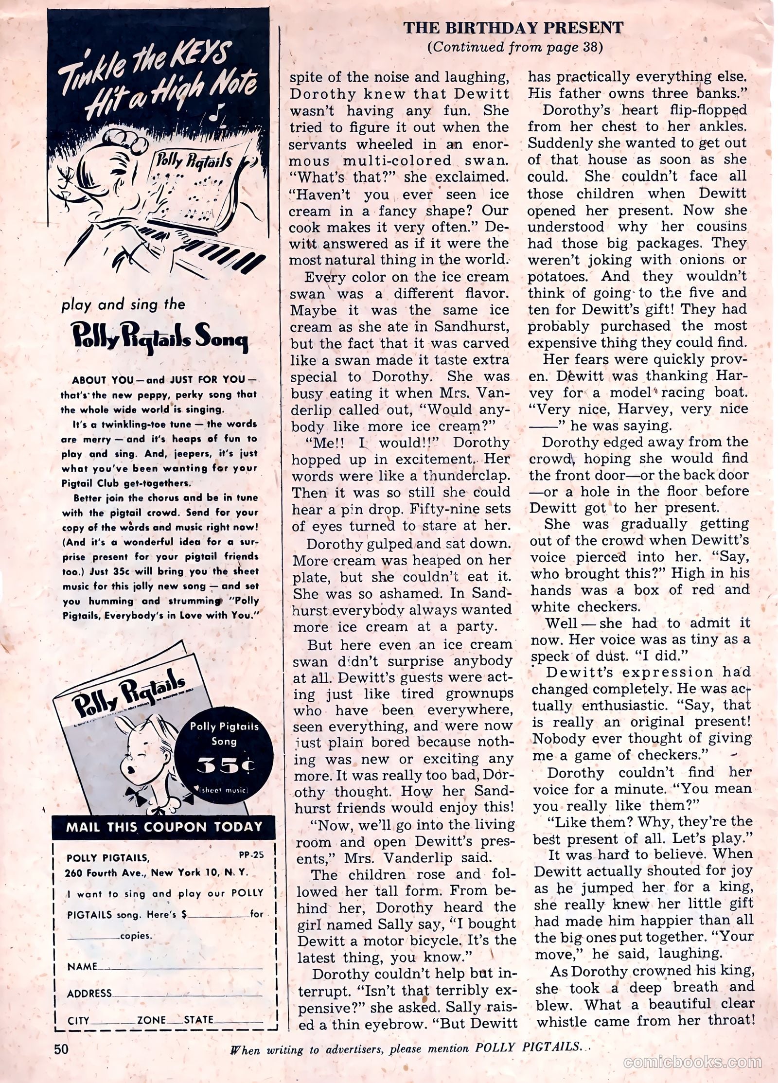 Polly Pigtails #25 — page 50 of 52