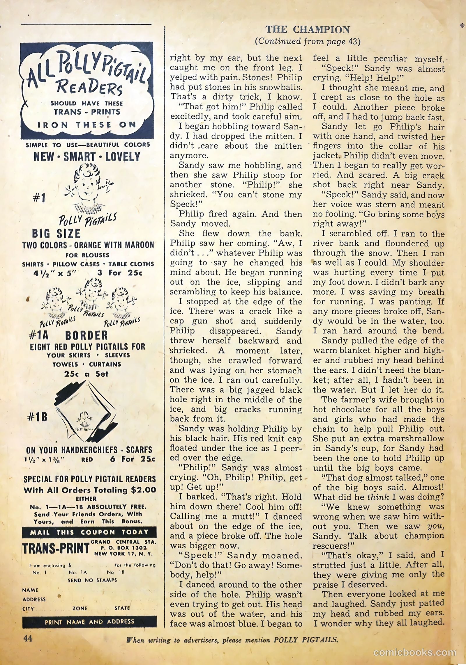 Polly Pigtails #26 — page 43 of 51