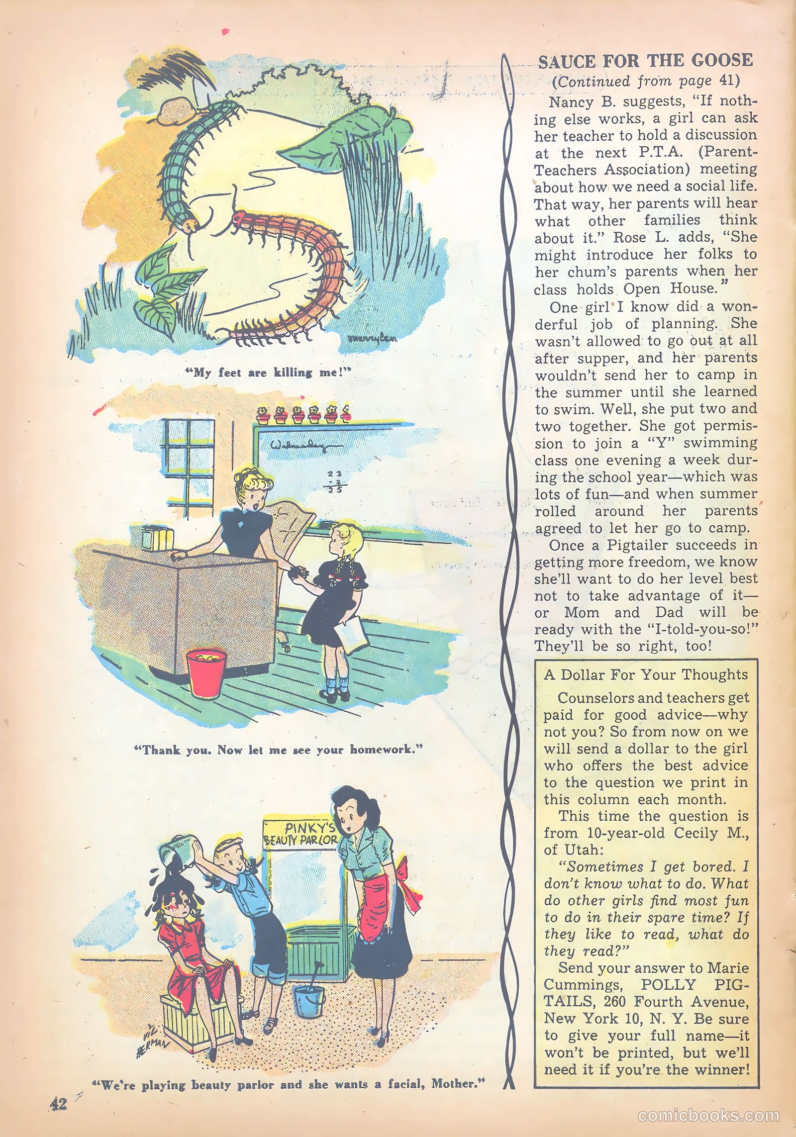 Polly Pigtails #38 — page 41 of 51