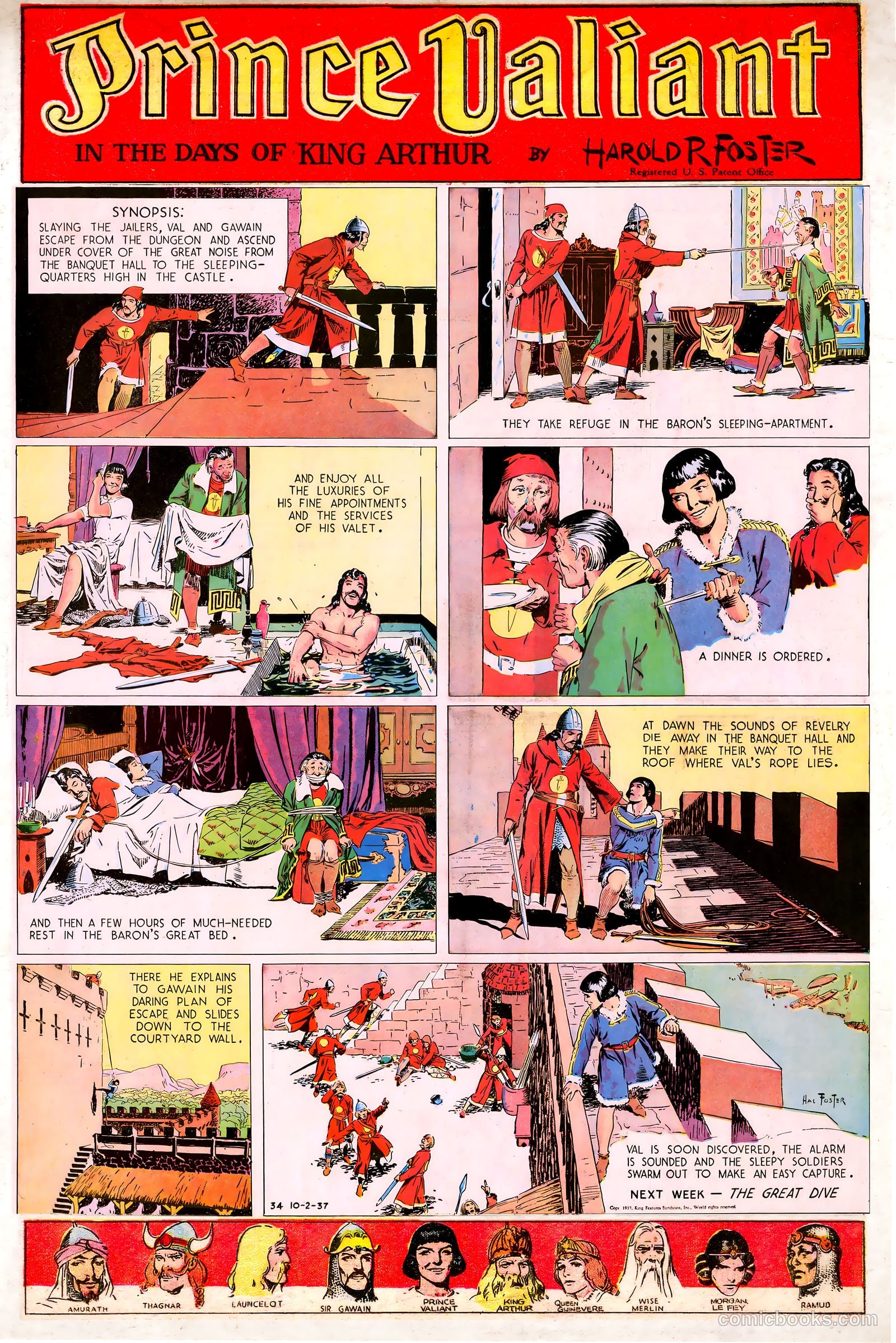 Prince Valiant #1 — page 35 of 46