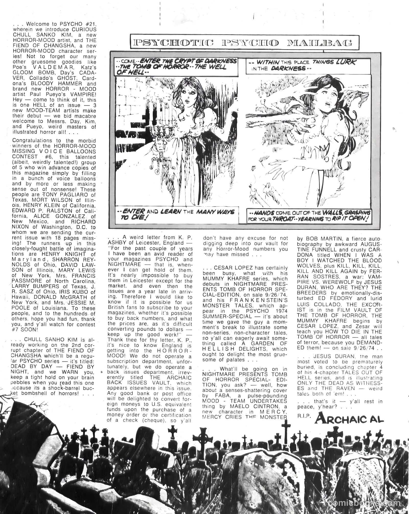Psycho #21 — page 12 of 68