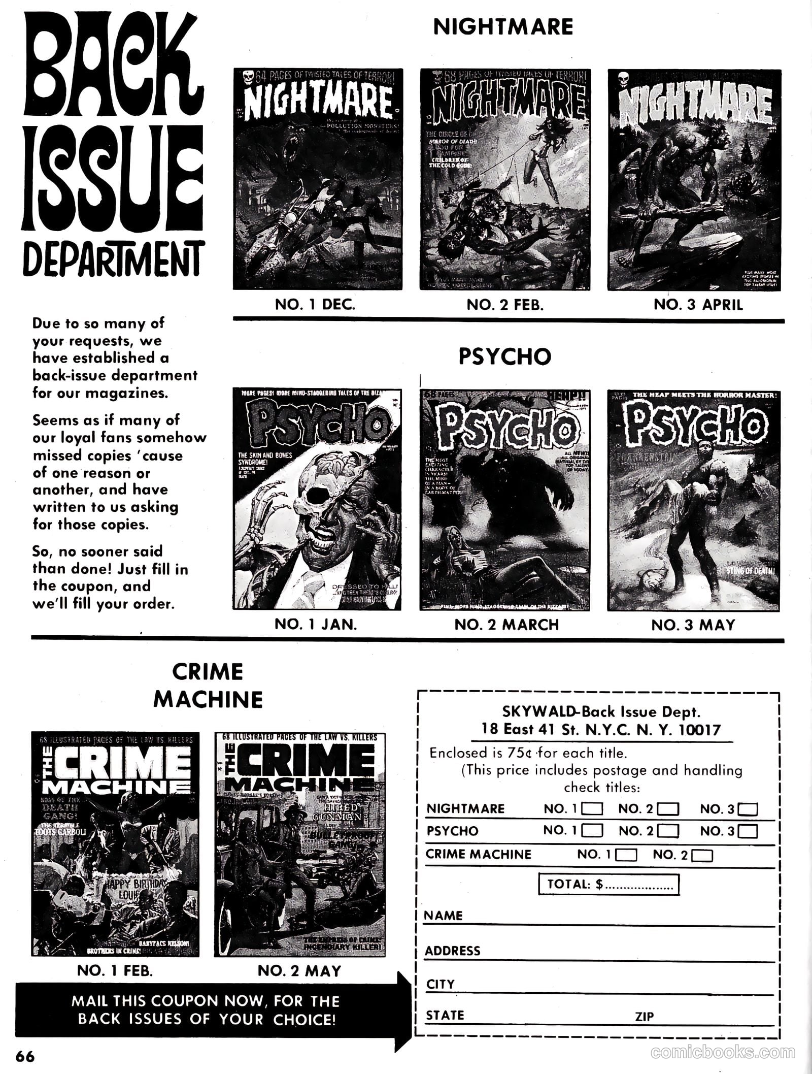 Psycho #4 — page 67 of 69