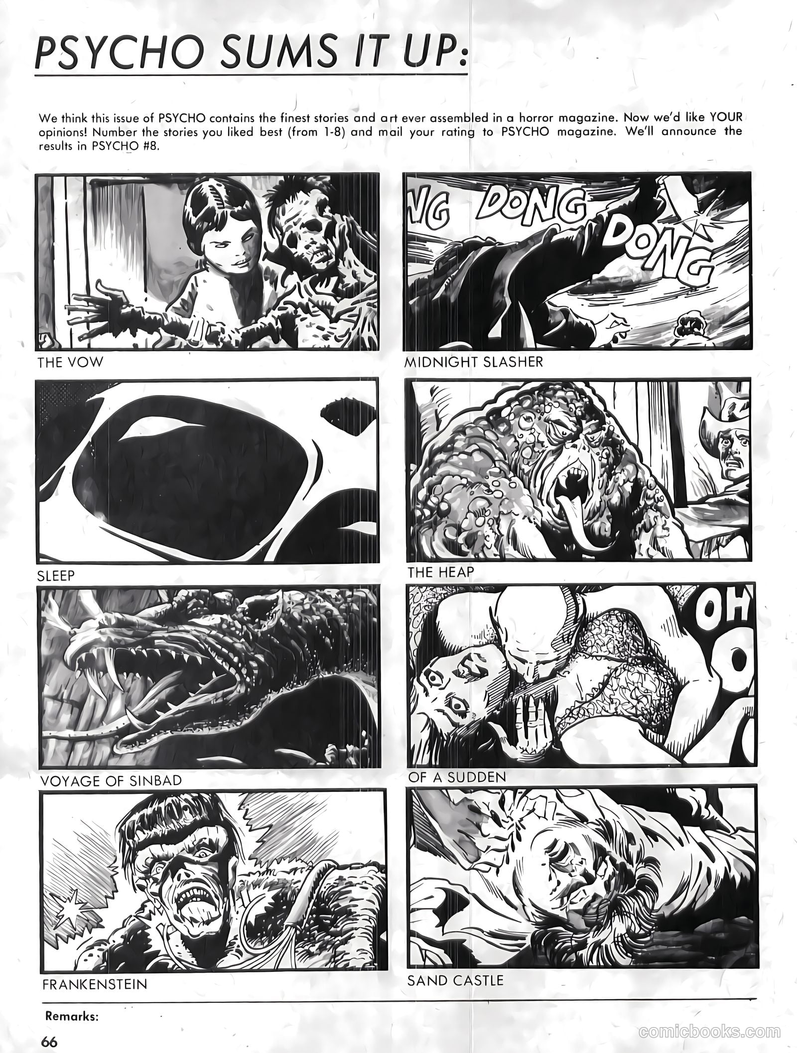 Psycho #6 — page 66 of 68