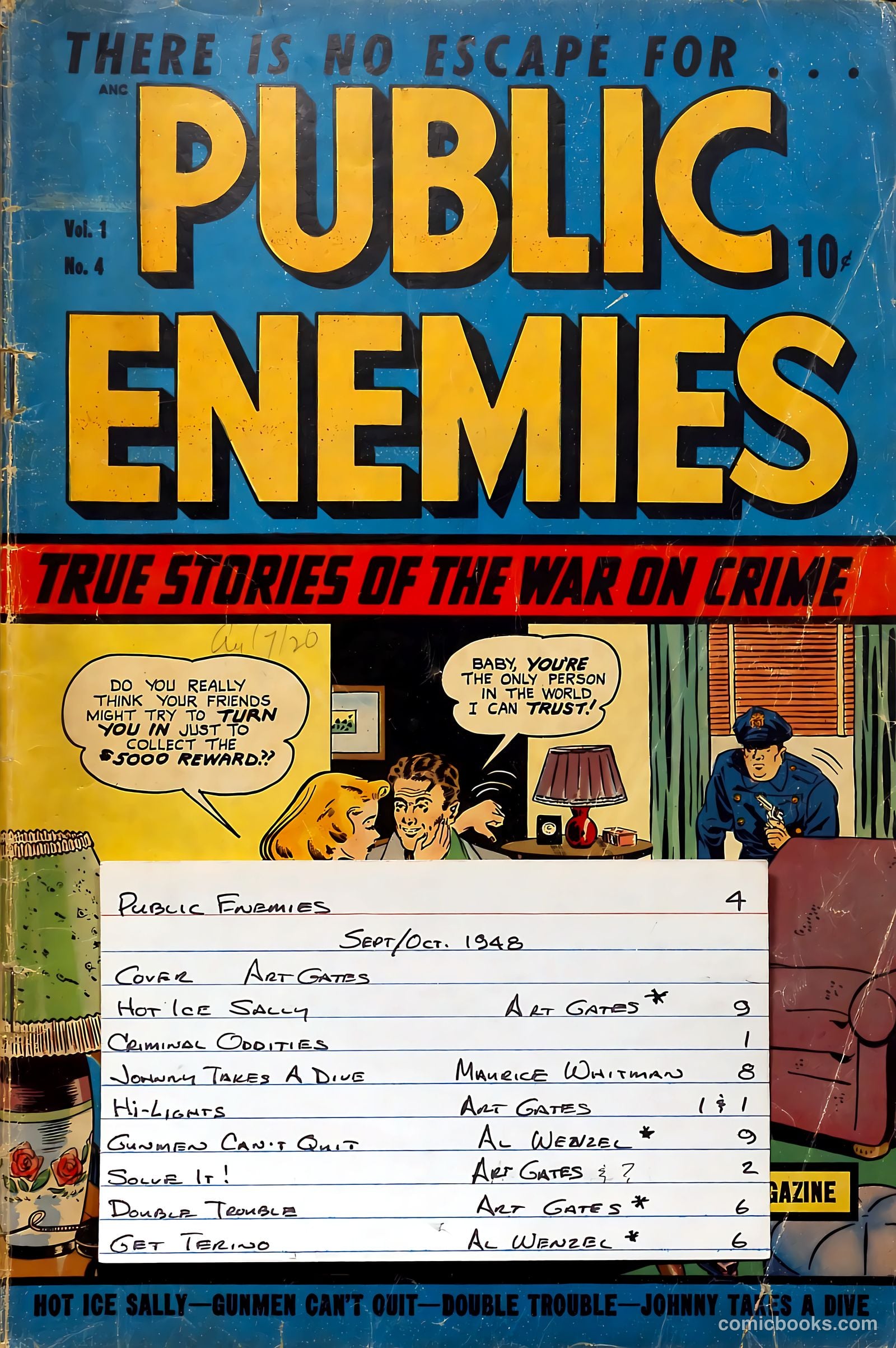 Public Enemies #4 — page 53 of 53