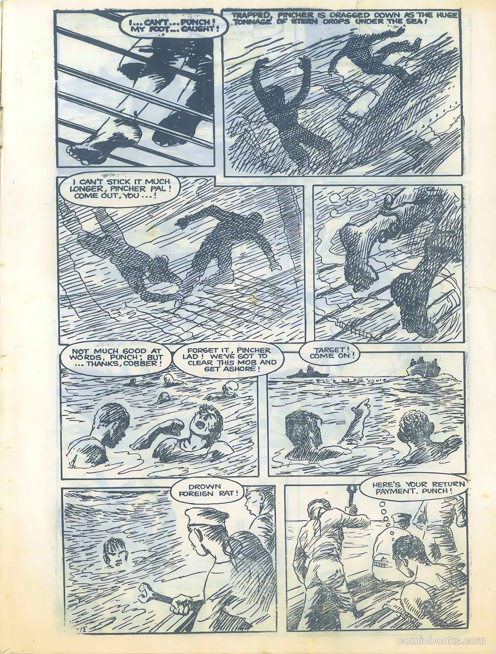 "Punch" Perkins of the Fighting Fleet #5 — page 3 of 20