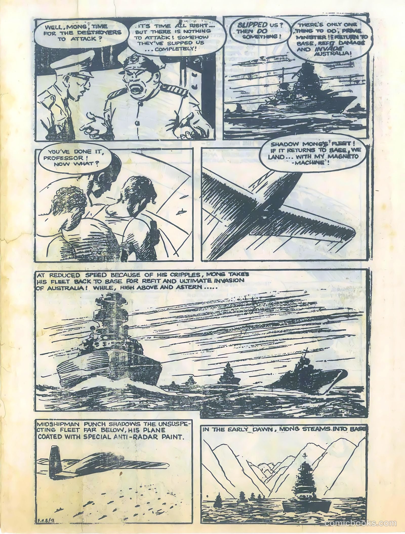 "Punch" Perkins of the Fighting Fleet #5 — page 10 of 20