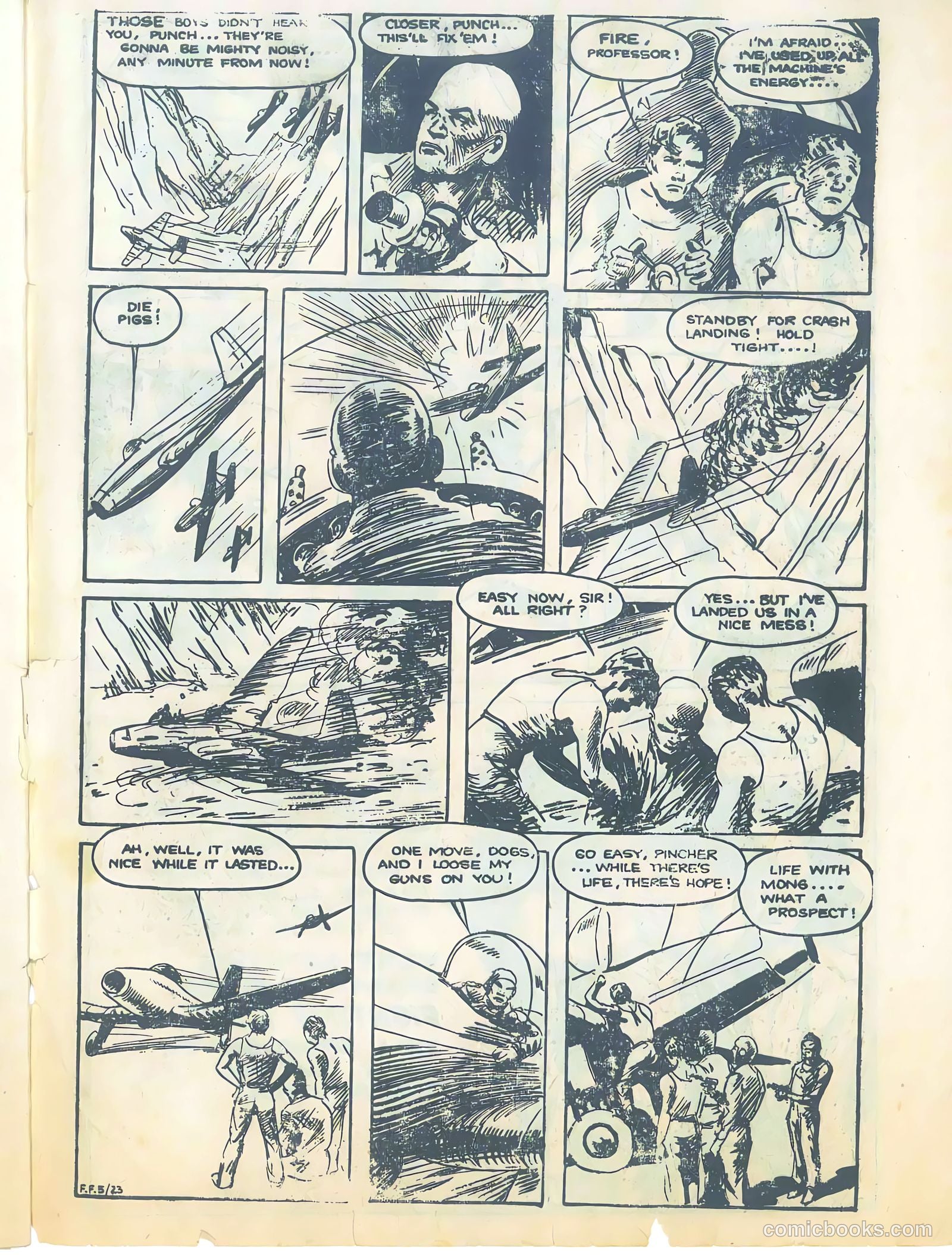 "Punch" Perkins of the Fighting Fleet #5 — page 19 of 20