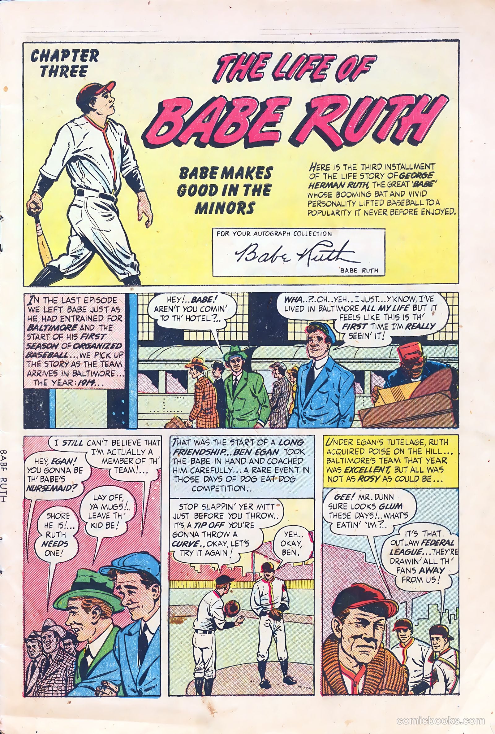 Babe Ruth Sports Comics #3 — page 3 of 36