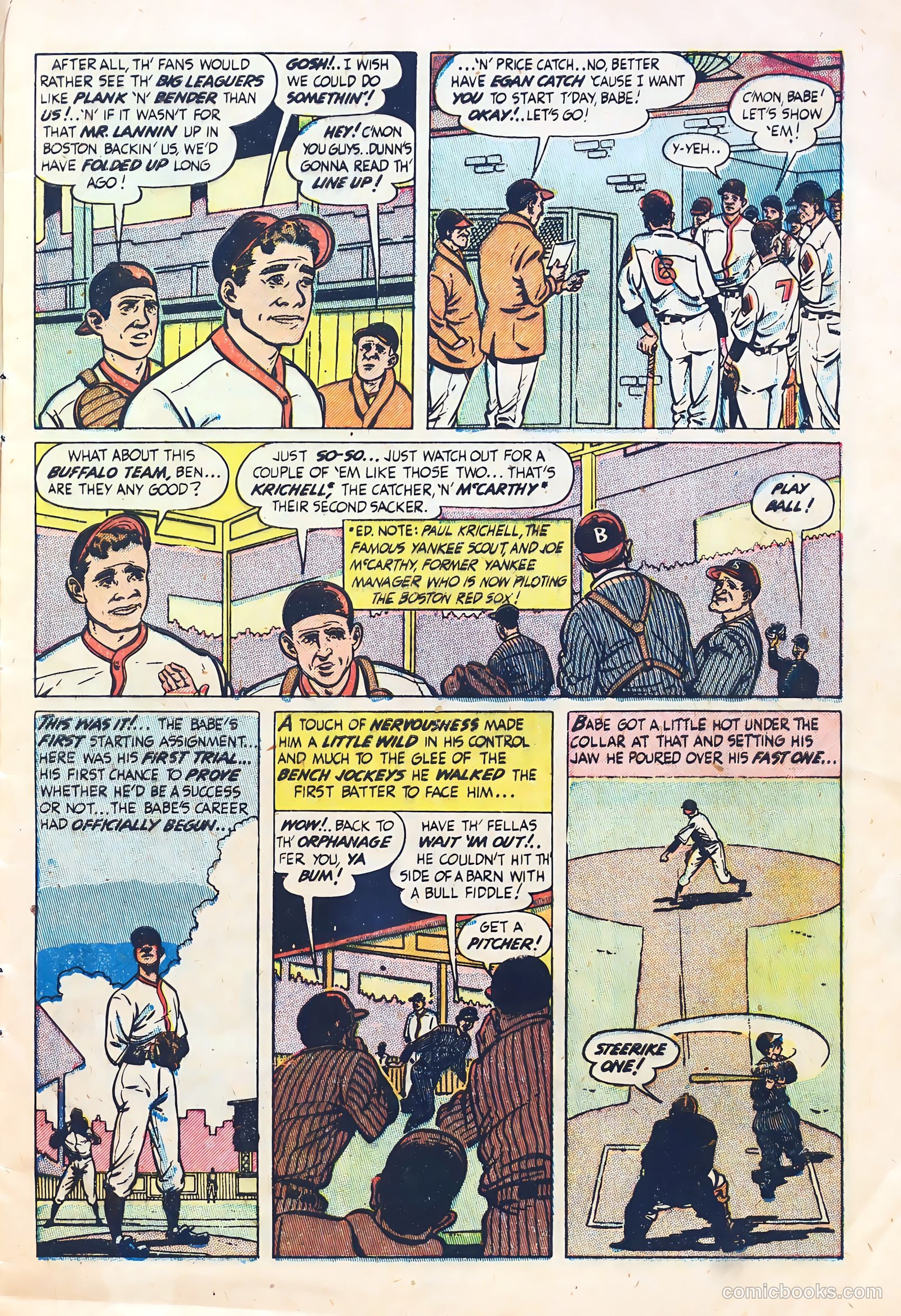 Babe Ruth Sports Comics #3 — page 5 of 36
