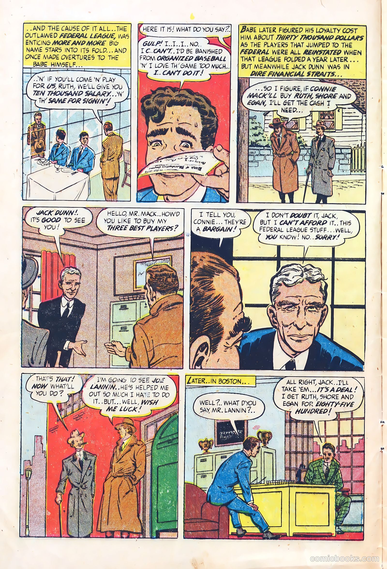 Babe Ruth Sports Comics #3 — page 8 of 36
