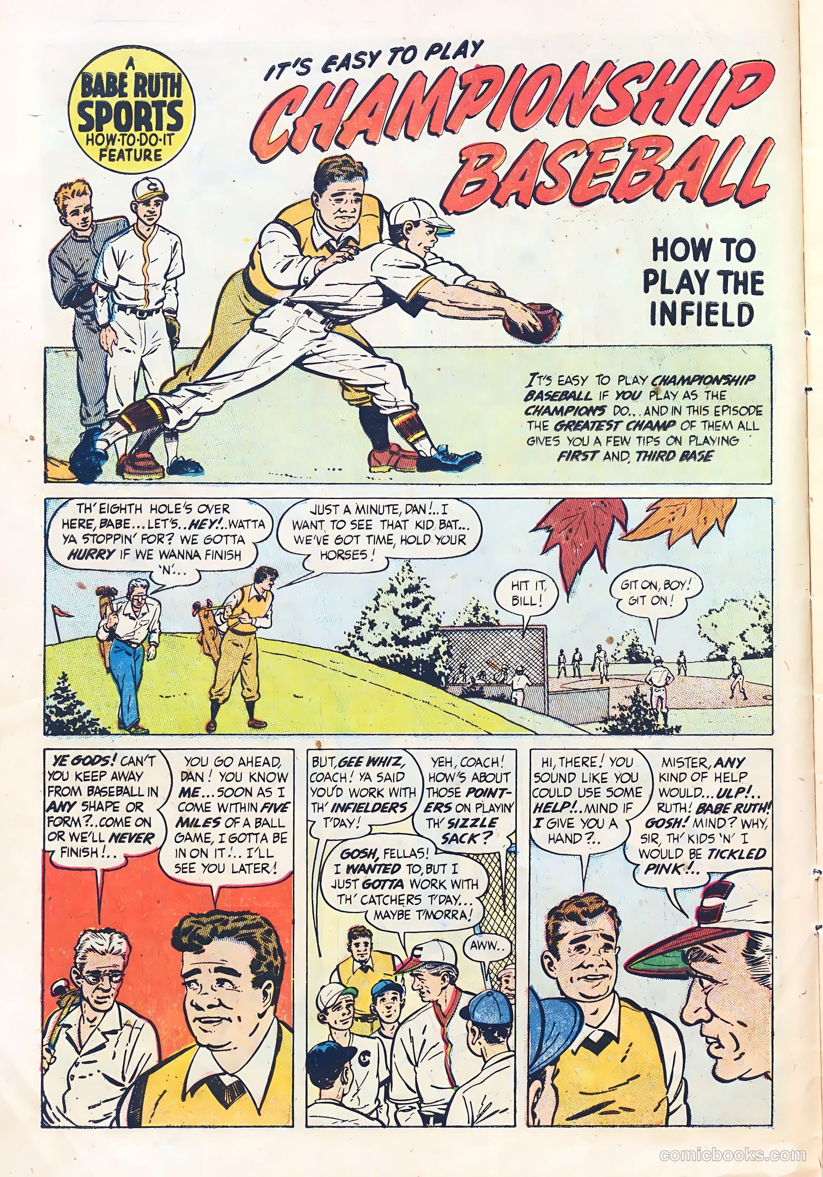 Babe Ruth Sports Comics #3 — page 10 of 36