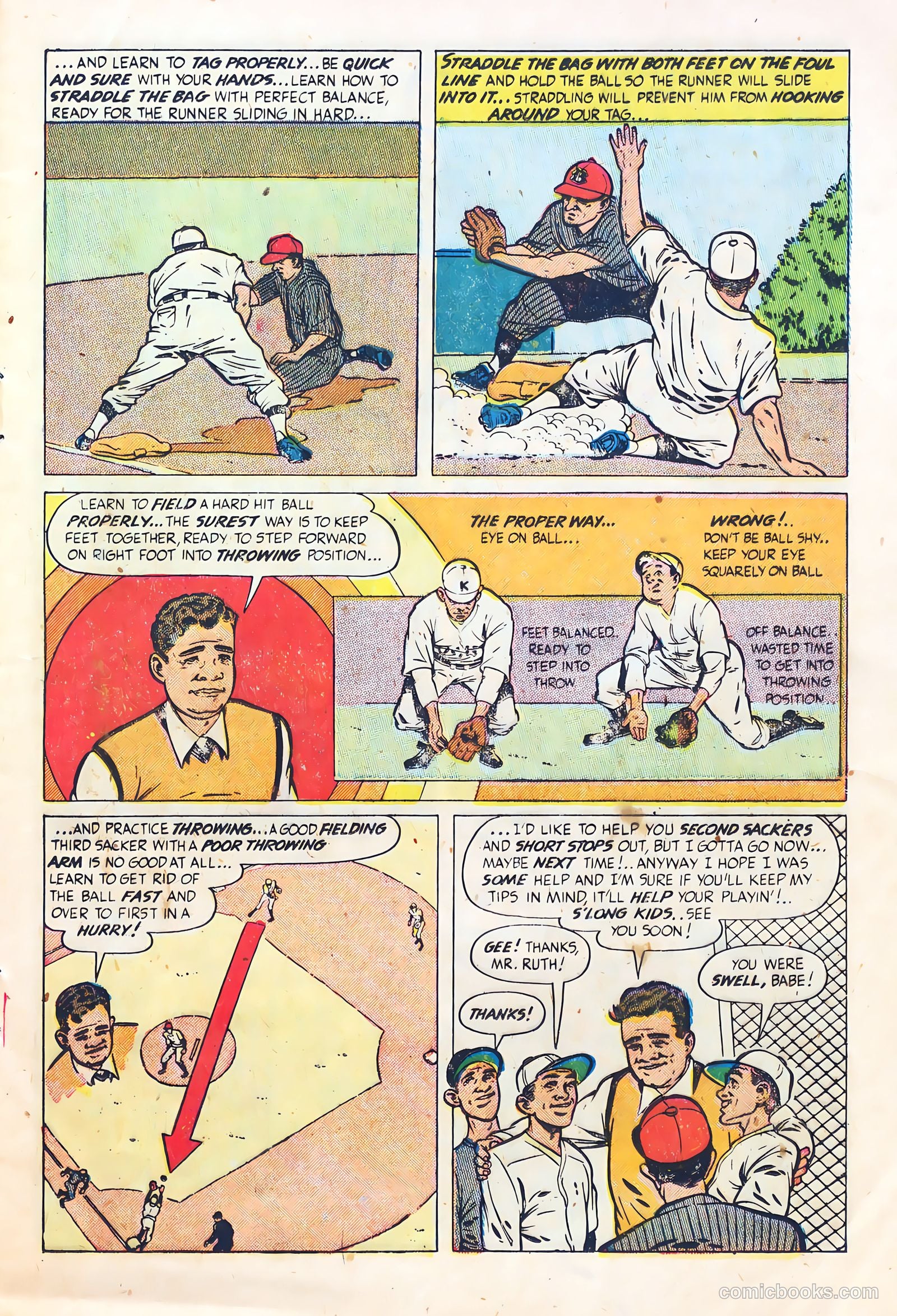 Babe Ruth Sports Comics #3 — page 13 of 36
