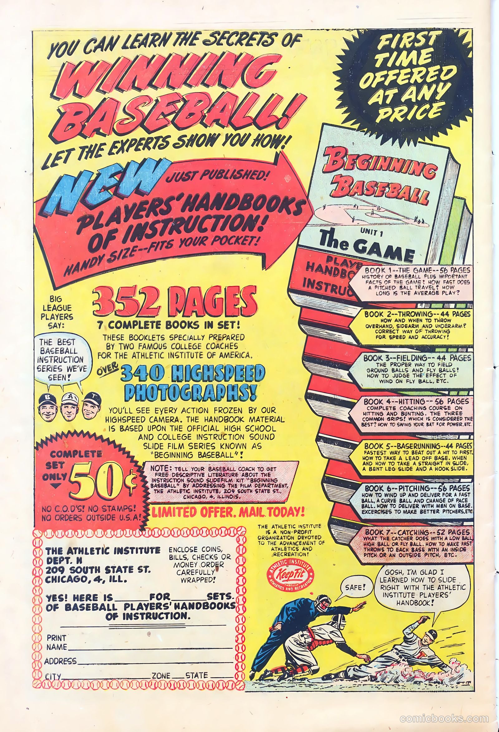Babe Ruth Sports Comics #3 — page 33 of 36