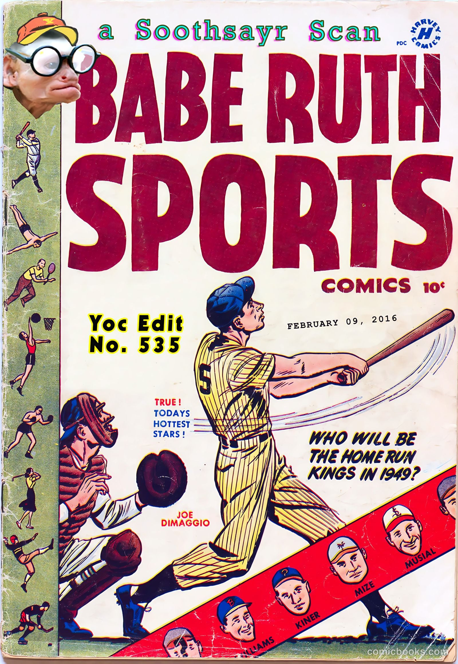 Babe Ruth Sports Comics #3 — page 36 of 36