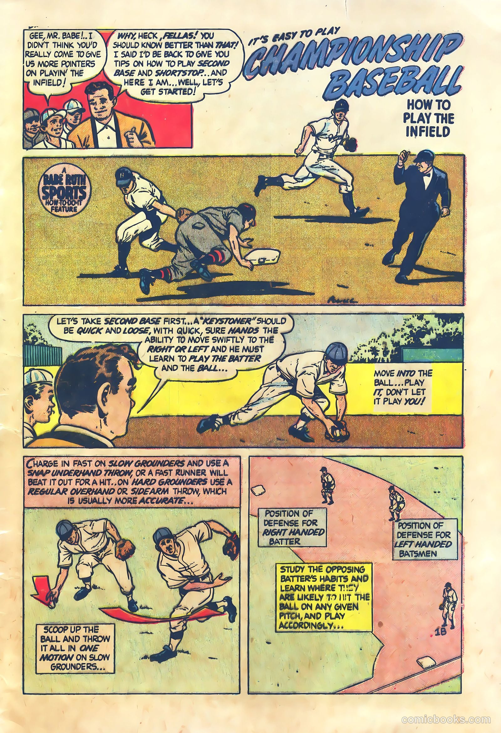Babe Ruth Sports Comics #4 — page 9 of 32