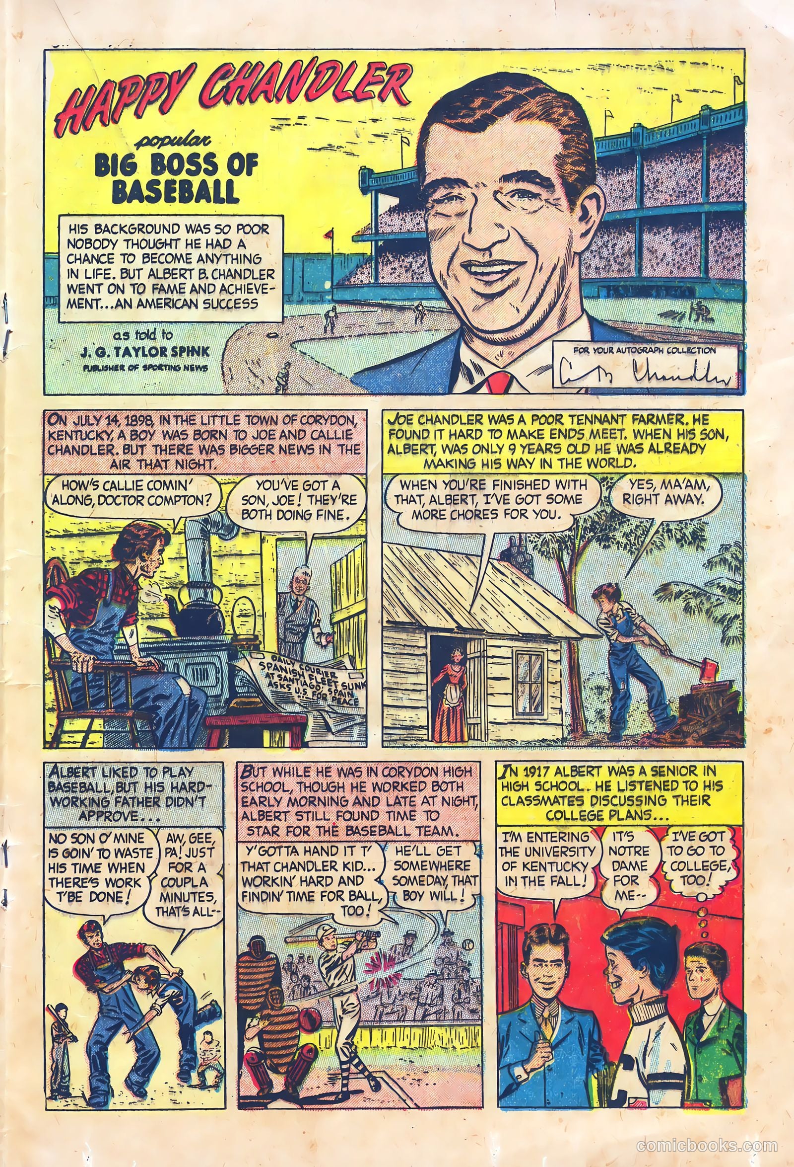 Babe Ruth Sports Comics #4 — page 17 of 32
